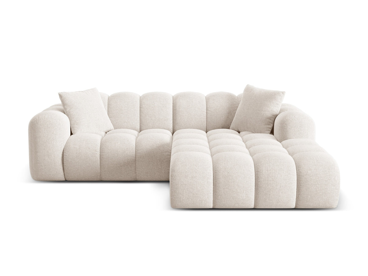 3-Sitzer Ecksofa rechts Treno in Light Beige-Eden präsentiert im Onlineshop von KAQTU Design AG. Ecksofa rechts ist von Cosmopolitan Design