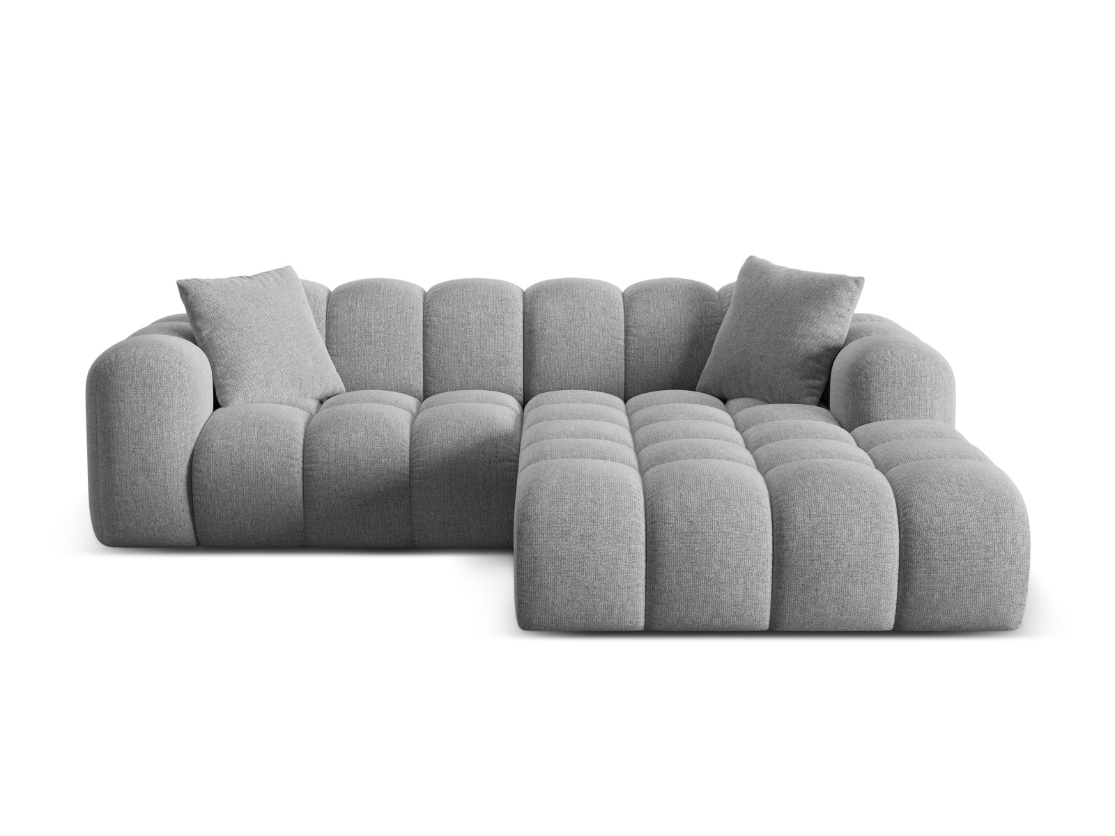 3-Sitzer Ecksofa rechts Treno in Light Grey-Eden präsentiert im Onlineshop von KAQTU Design AG. Ecksofa rechts ist von Cosmopolitan Design