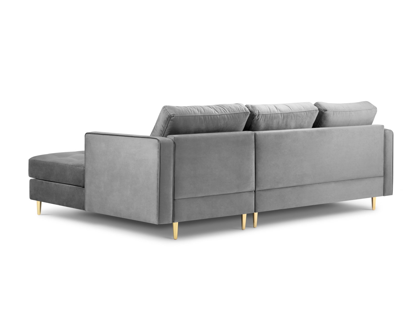 4-Sitzer Ecksofa rechts Aspen in Grey-Salvador präsentiert im Onlineshop von KAQTU Design AG. Ecksofa rechts ist von Cosmopolitan Design