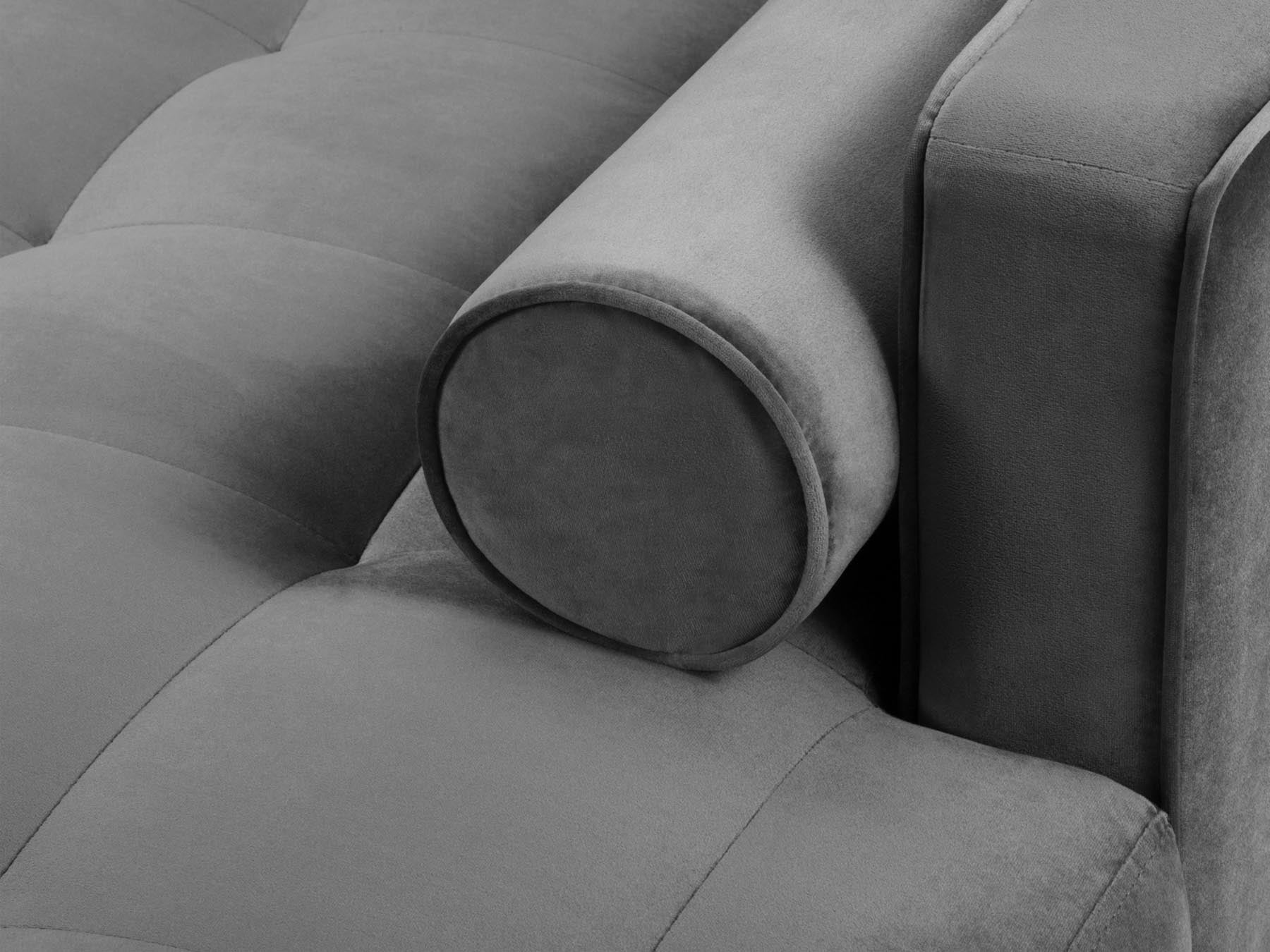 4-Sitzer Ecksofa rechts Aspen in Grey-Salvador präsentiert im Onlineshop von KAQTU Design AG. Ecksofa rechts ist von Cosmopolitan Design