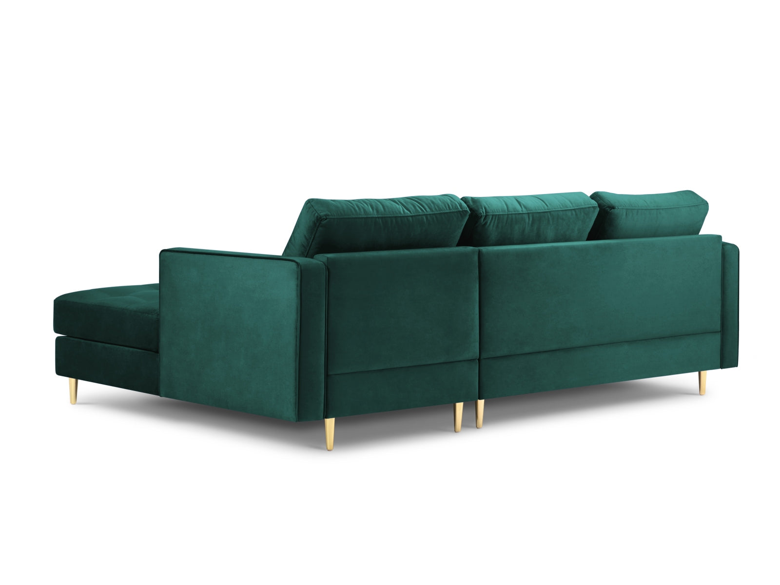 4-Sitzer Ecksofa rechts Aspen in Petrol-Salvador präsentiert im Onlineshop von KAQTU Design AG. Ecksofa rechts ist von Cosmopolitan Design