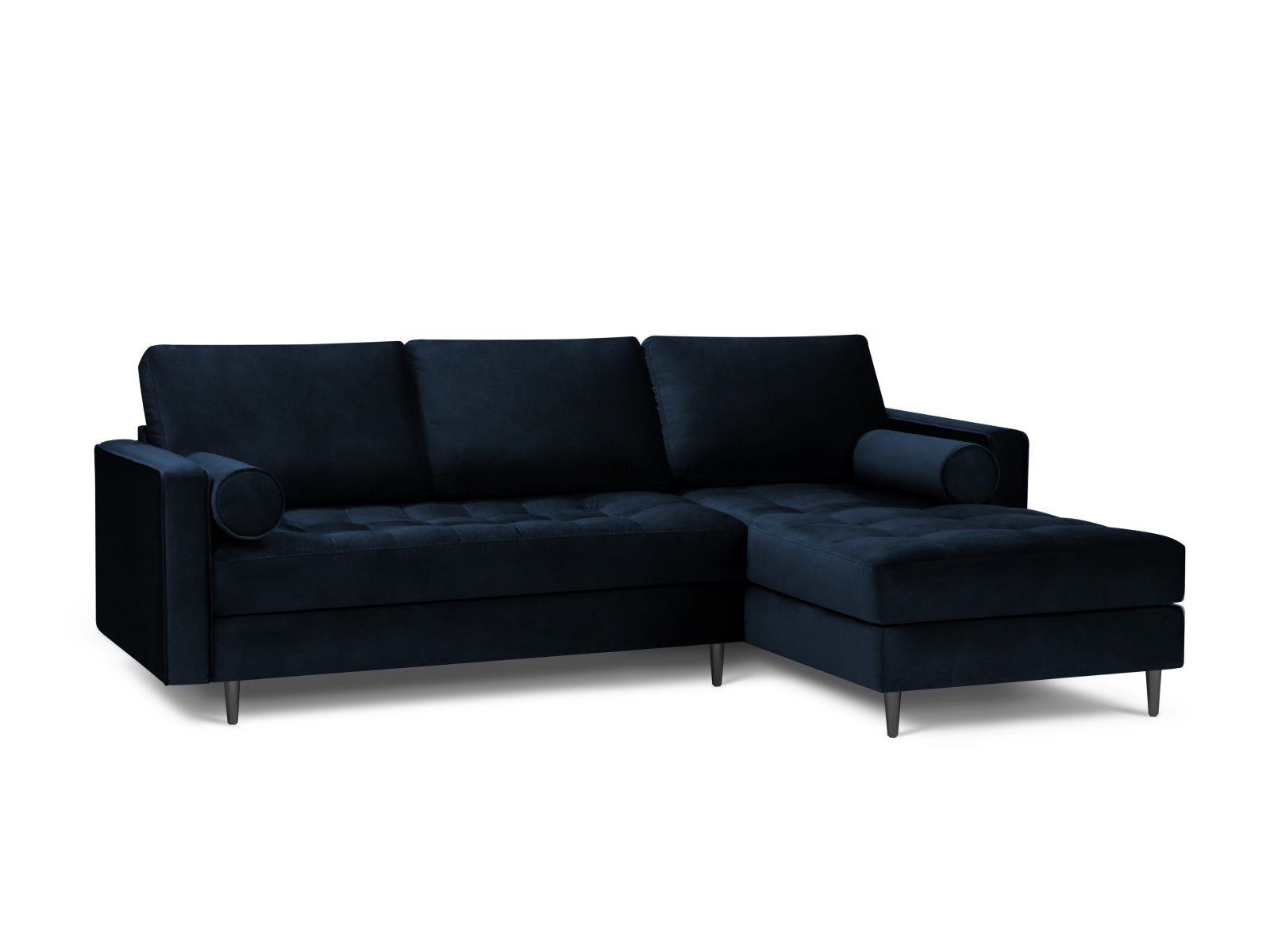 4-Sitzer Ecksofa rechts Aspen in Royal Blue-Salvador präsentiert im Onlineshop von KAQTU Design AG. Ecksofa rechts ist von Cosmopolitan Design