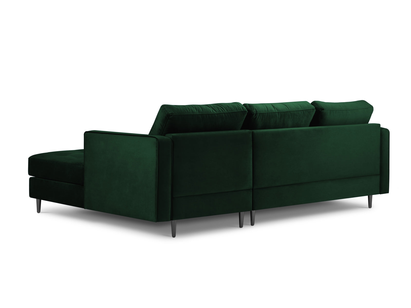 4-Sitzer Ecksofa rechts Aspen in Bottle Green-Salvador präsentiert im Onlineshop von KAQTU Design AG. Ecksofa rechts ist von Cosmopolitan Design