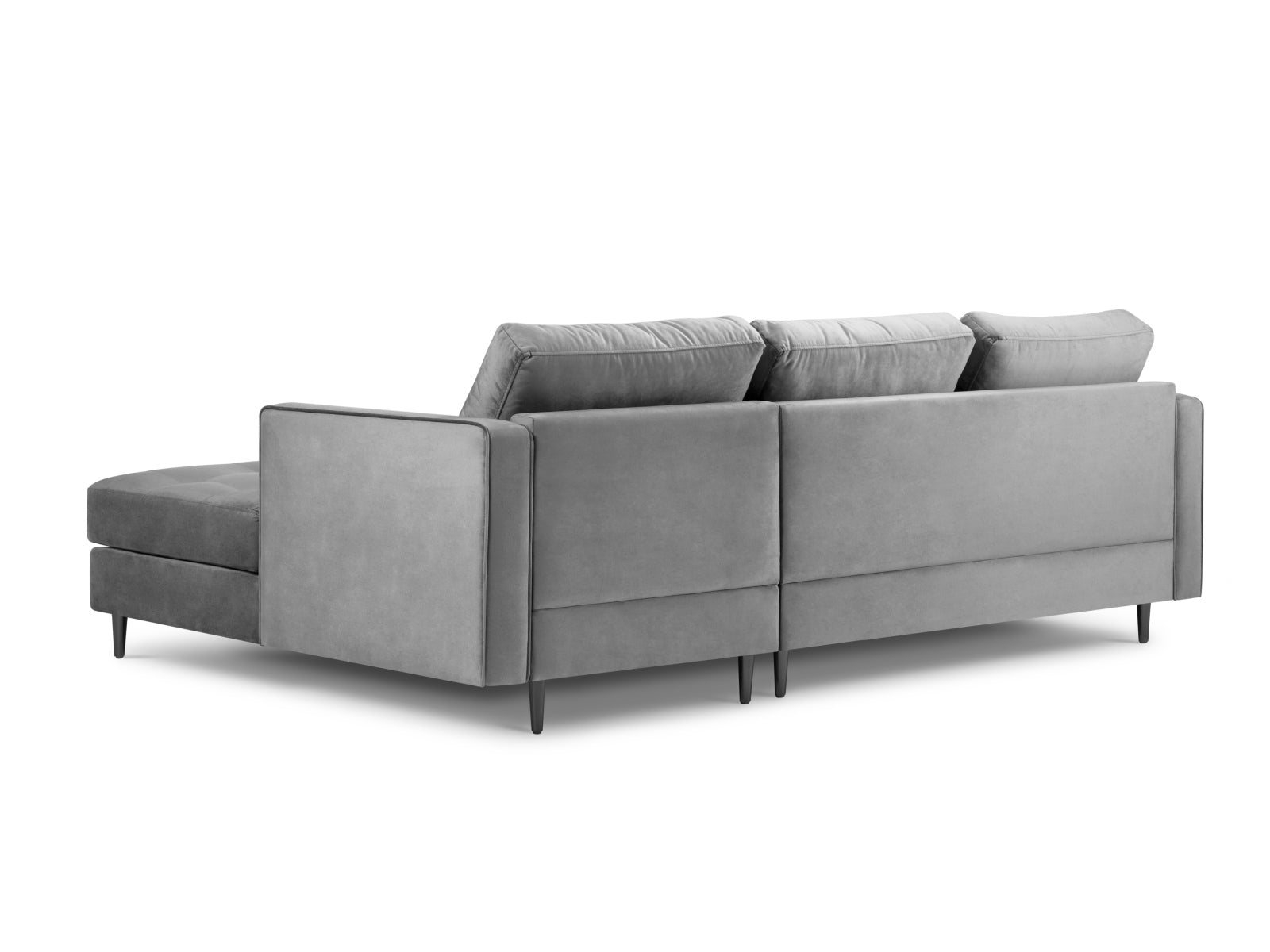 4-Sitzer Ecksofa rechts Aspen in Grey-Salvador präsentiert im Onlineshop von KAQTU Design AG. Ecksofa rechts ist von Cosmopolitan Design