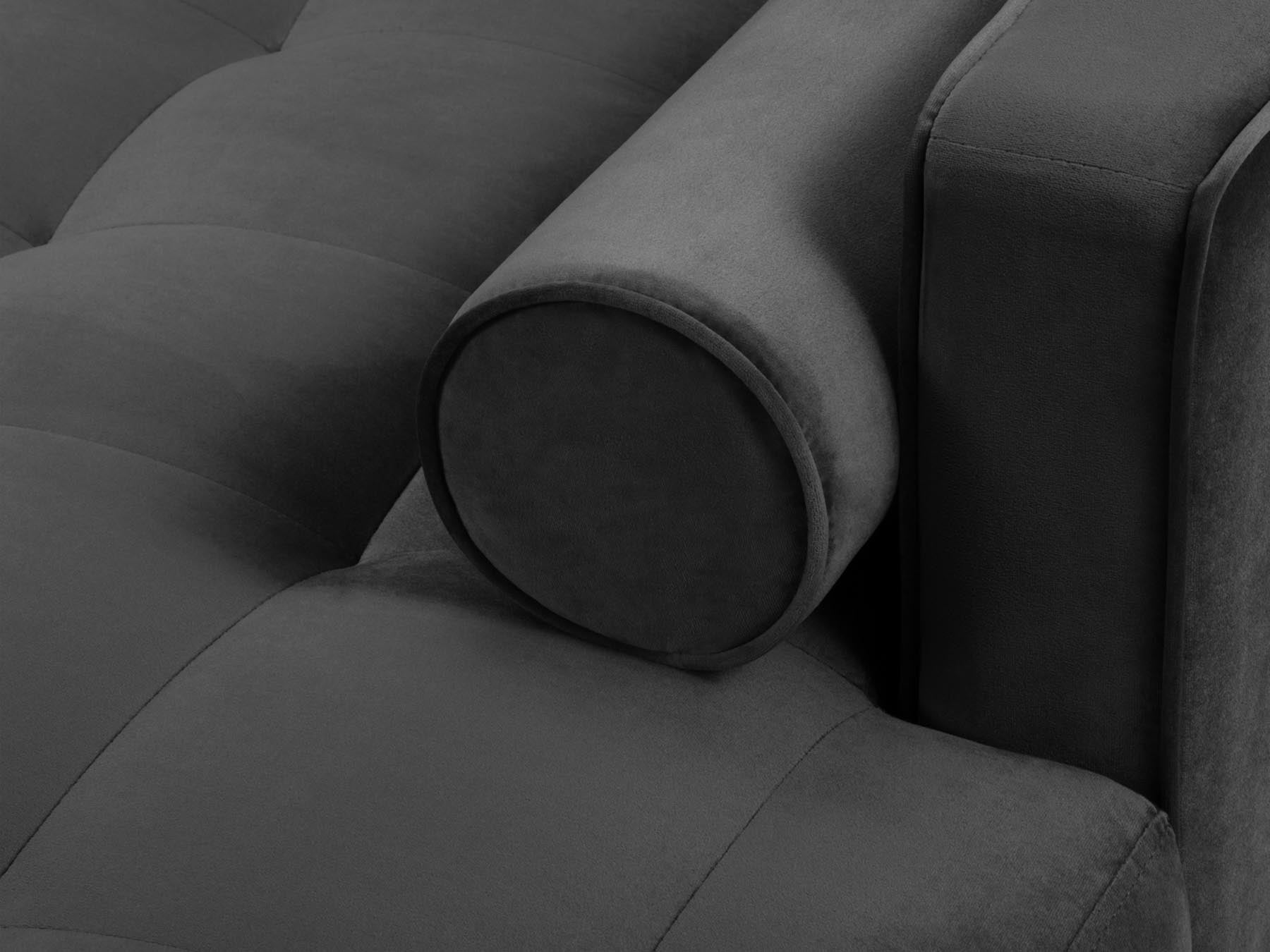 4-Sitzer Ecksofa rechts Aspen in Dark Grey-Salvador präsentiert im Onlineshop von KAQTU Design AG. Ecksofa rechts ist von Cosmopolitan Design