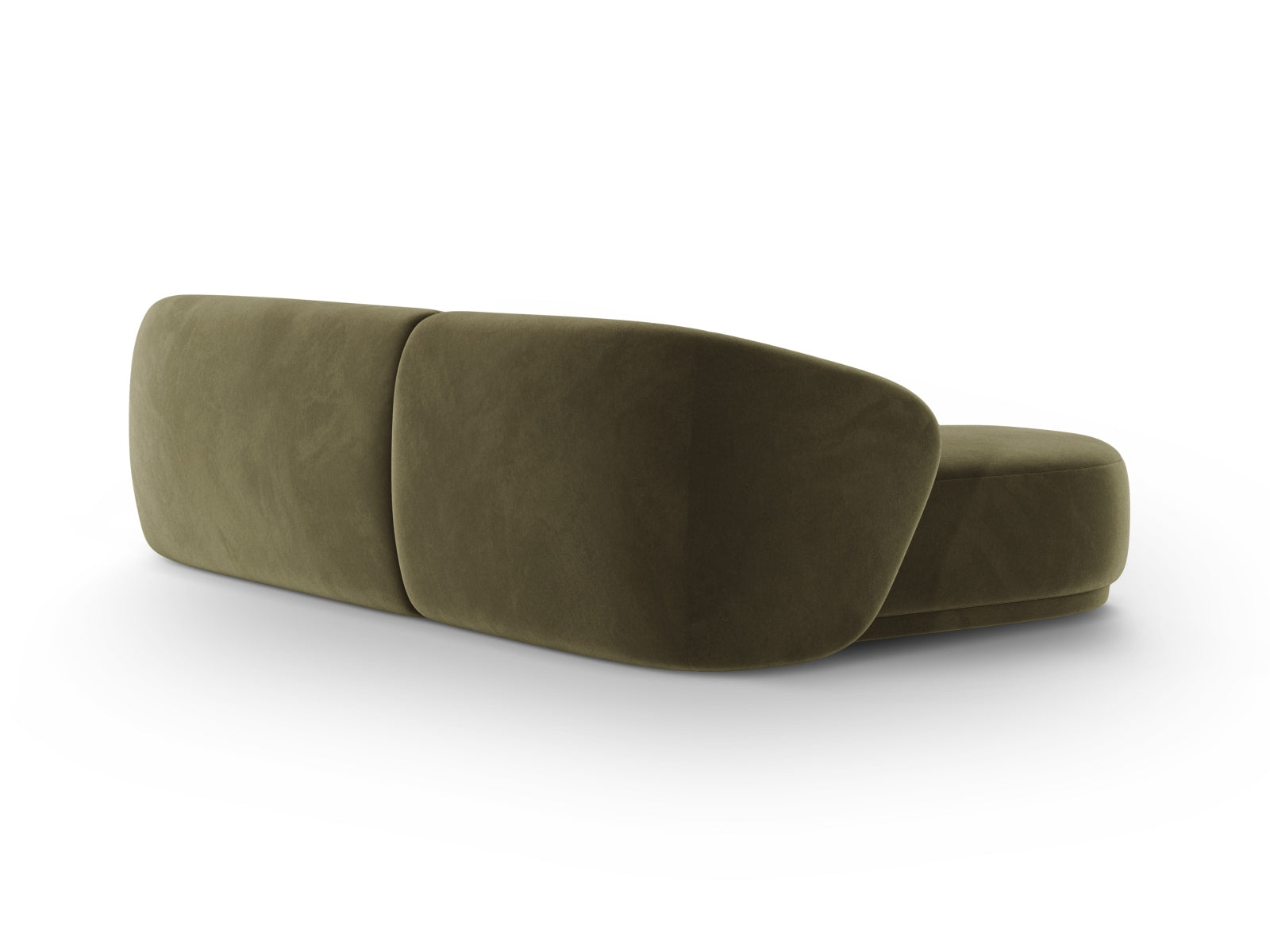 Stylisches 4-Sitzer Ecksofa Gomera in ansprechendem Grünton, perfekt für stilvolle und einladende Wohnbereiche von Cosmopolitan Design.