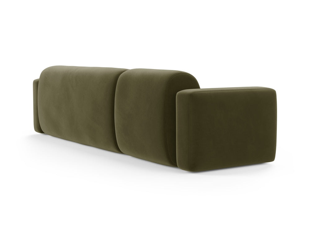Erleben Sie das Strino Velour Modular Ecksofa rechts 3 Sitzer von Cosmopolitan Design – elegant, vielseitig und ideal für modernes Wohnen.