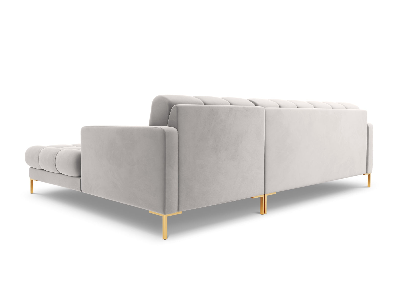5-Sitzer Ecksofa rechts Bali in Silver-Bluvel präsentiert im Onlineshop von KAQTU Design AG. Ecksofa rechts ist von Cosmopolitan Design