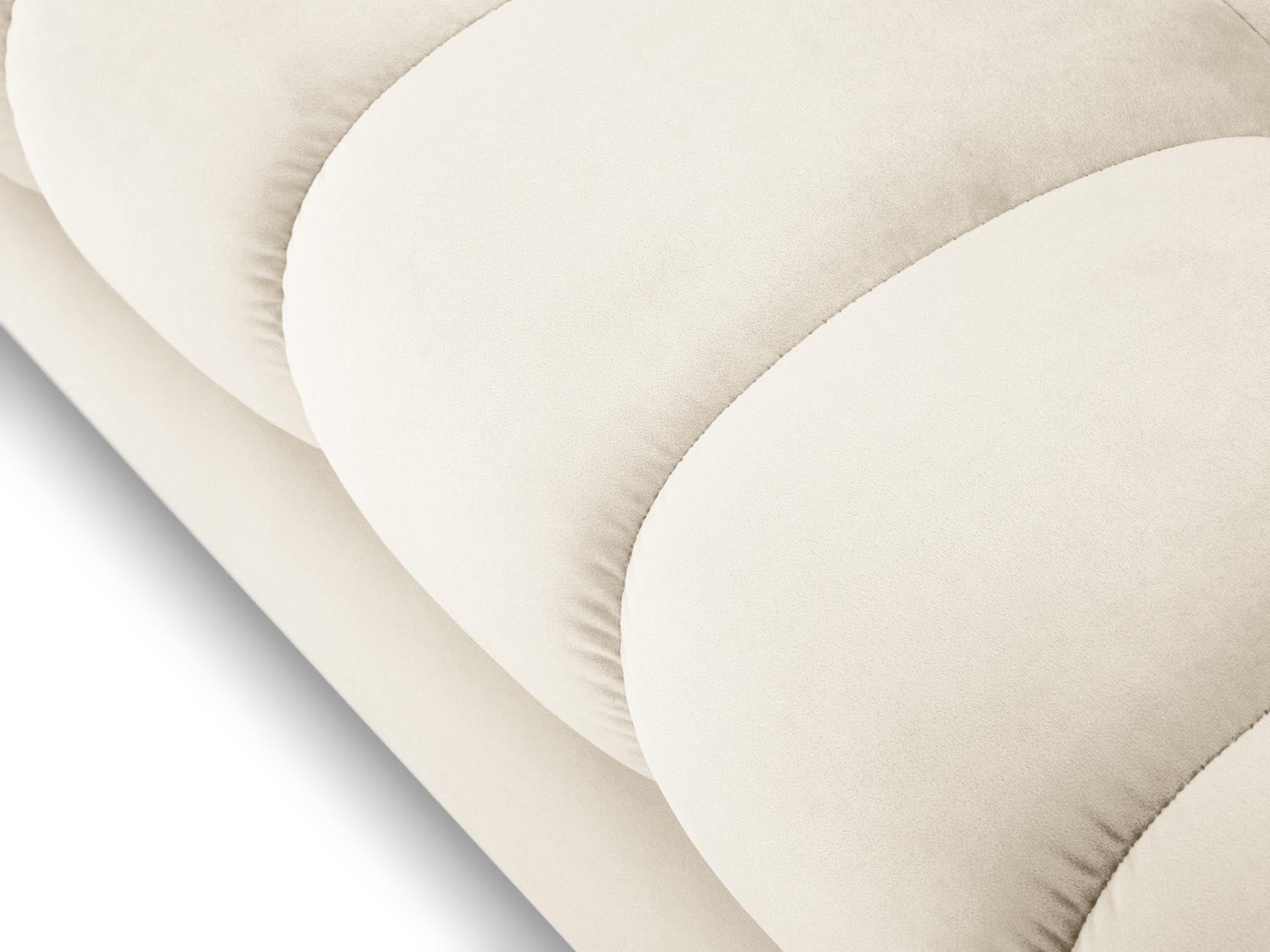5-Sitzer Ecksofa rechts Bali in Light Beige-Bluvel präsentiert im Onlineshop von KAQTU Design AG. Ecksofa rechts ist von Cosmopolitan Design