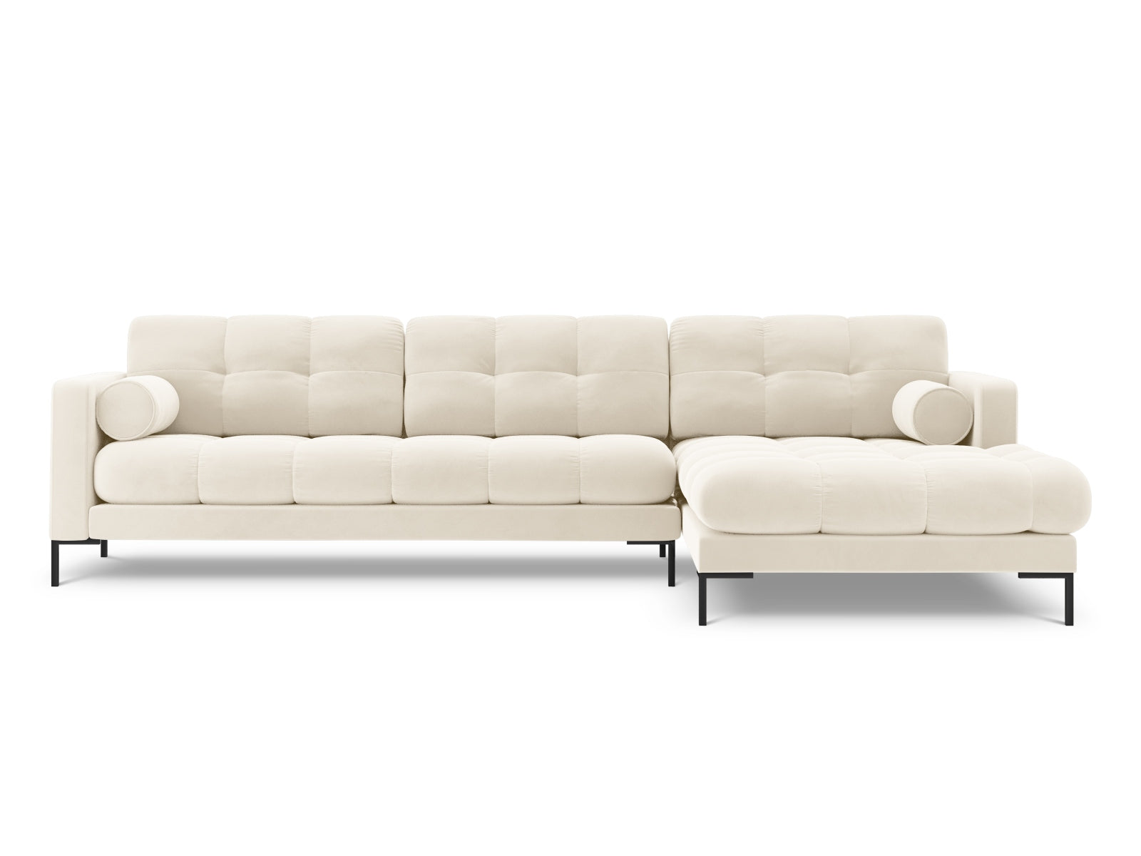 5-Sitzer Ecksofa rechts Bali in Light Beige-Bluvel präsentiert im Onlineshop von KAQTU Design AG. Ecksofa rechts ist von Cosmopolitan Design