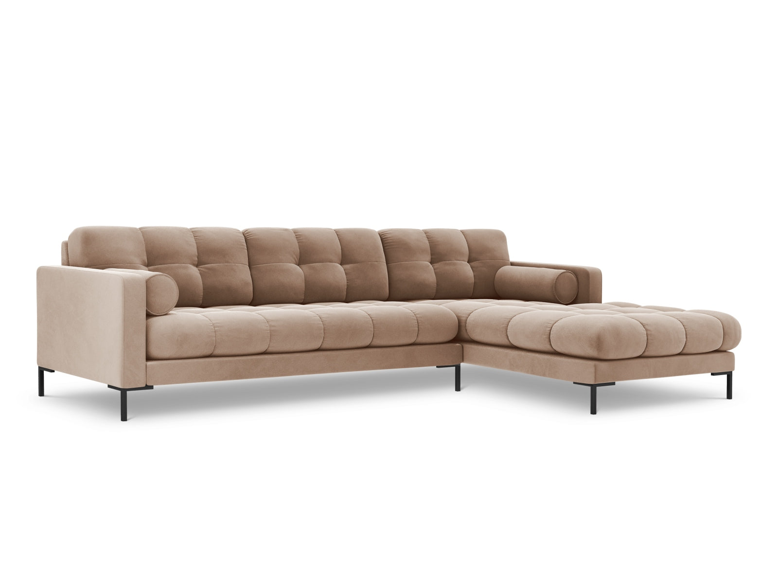 5-Sitzer Ecksofa rechts Bali in Beige-Bluvel präsentiert im Onlineshop von KAQTU Design AG. Ecksofa rechts ist von Cosmopolitan Design