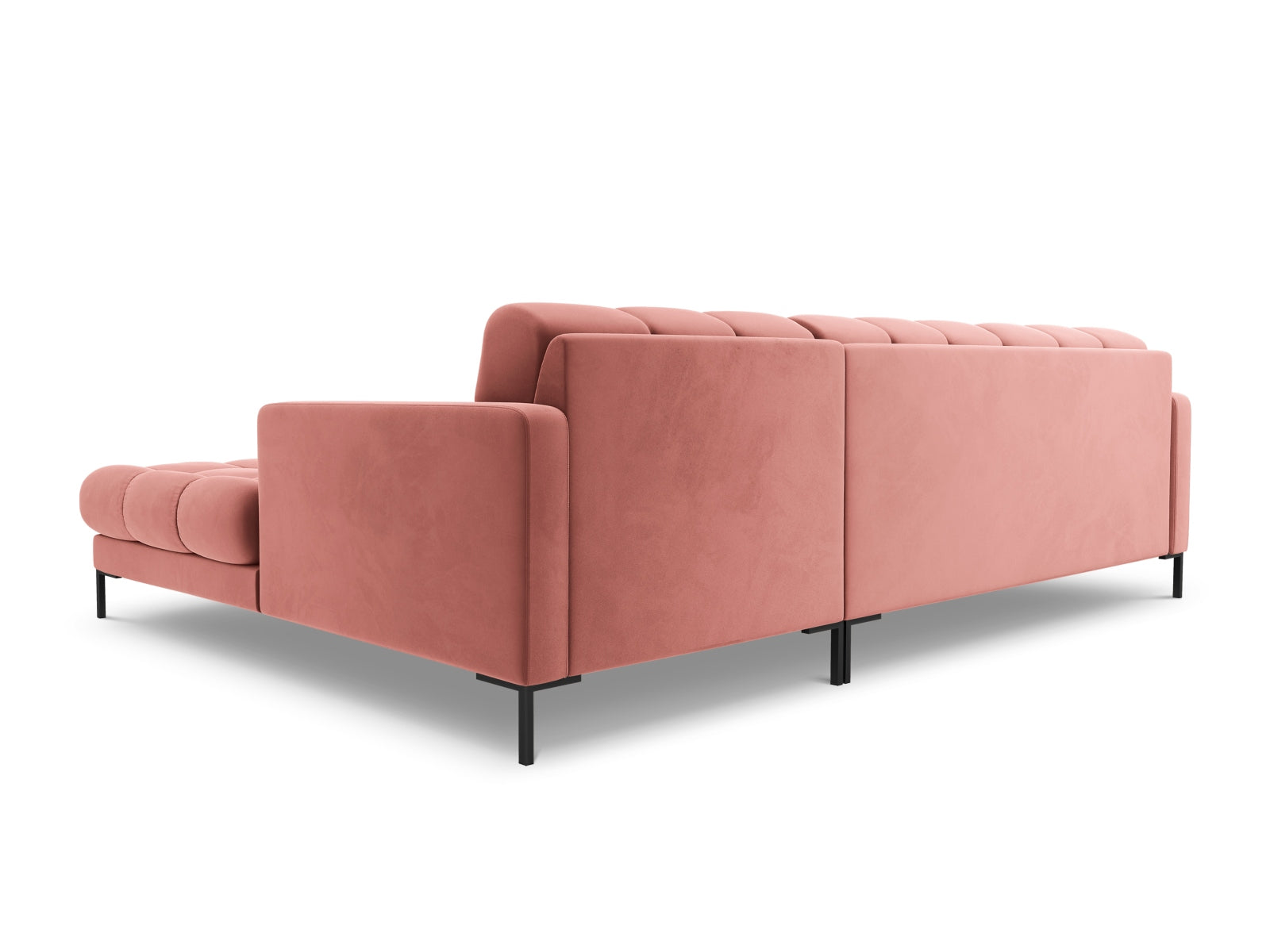 5-Sitzer Ecksofa rechts Bali in Pink-Bluvel präsentiert im Onlineshop von KAQTU Design AG. Ecksofa rechts ist von Cosmopolitan Design