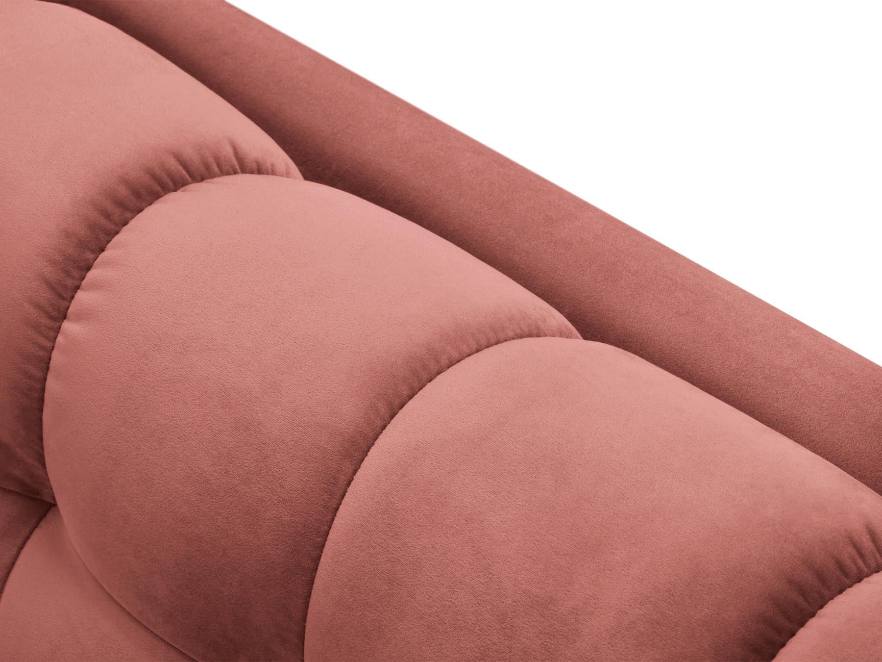 5-Sitzer Ecksofa rechts Bali in Pink-Bluvel präsentiert im Onlineshop von KAQTU Design AG. Ecksofa rechts ist von Cosmopolitan Design