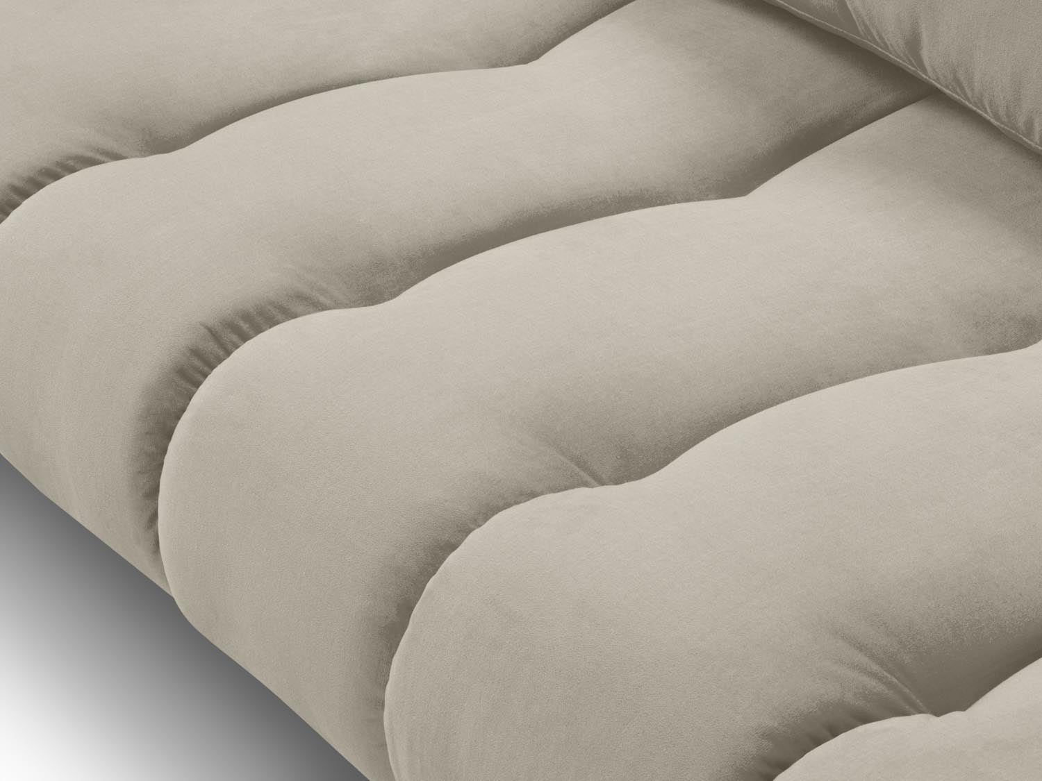 Erleben Sie das stilvolle Hastings Velour Ecksofa rechts 5 Sitzer von Cosmopolitan Design – ideal für Ihr modernes Wohnzimmer und ultimativen Komfort.