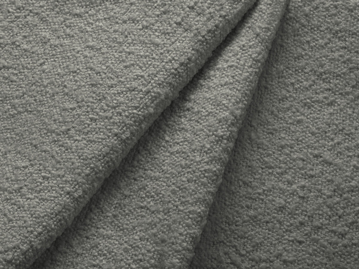 Vienna Boucle Ecksofa rechts 5 Sitzer 170cm in Grey/Schwarz-Ascot präsentiert im Onlineshop von KAQTU Design AG. L-Sofa rechts ist von Cosmopolitan Design