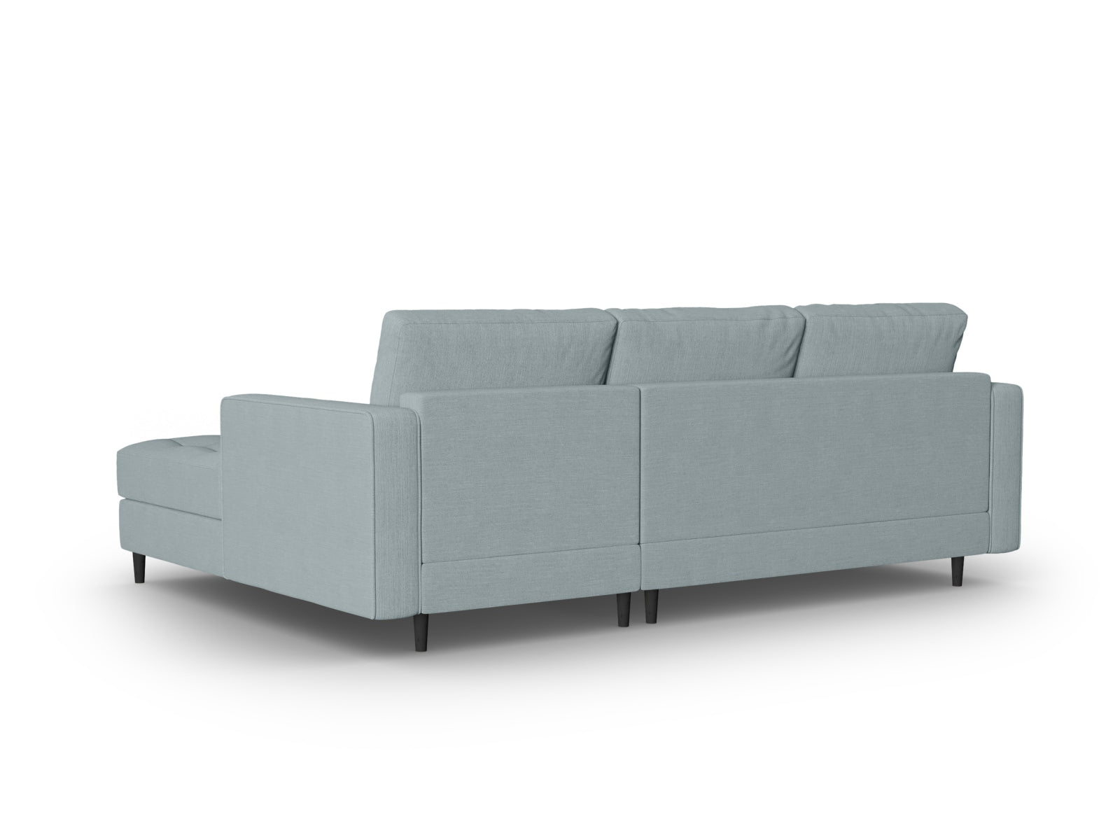 4-Sitzer Ecksofa rechts Aspen in Blue-Melva präsentiert im Onlineshop von KAQTU Design AG. Ecksofa rechts ist von Cosmopolitan Design