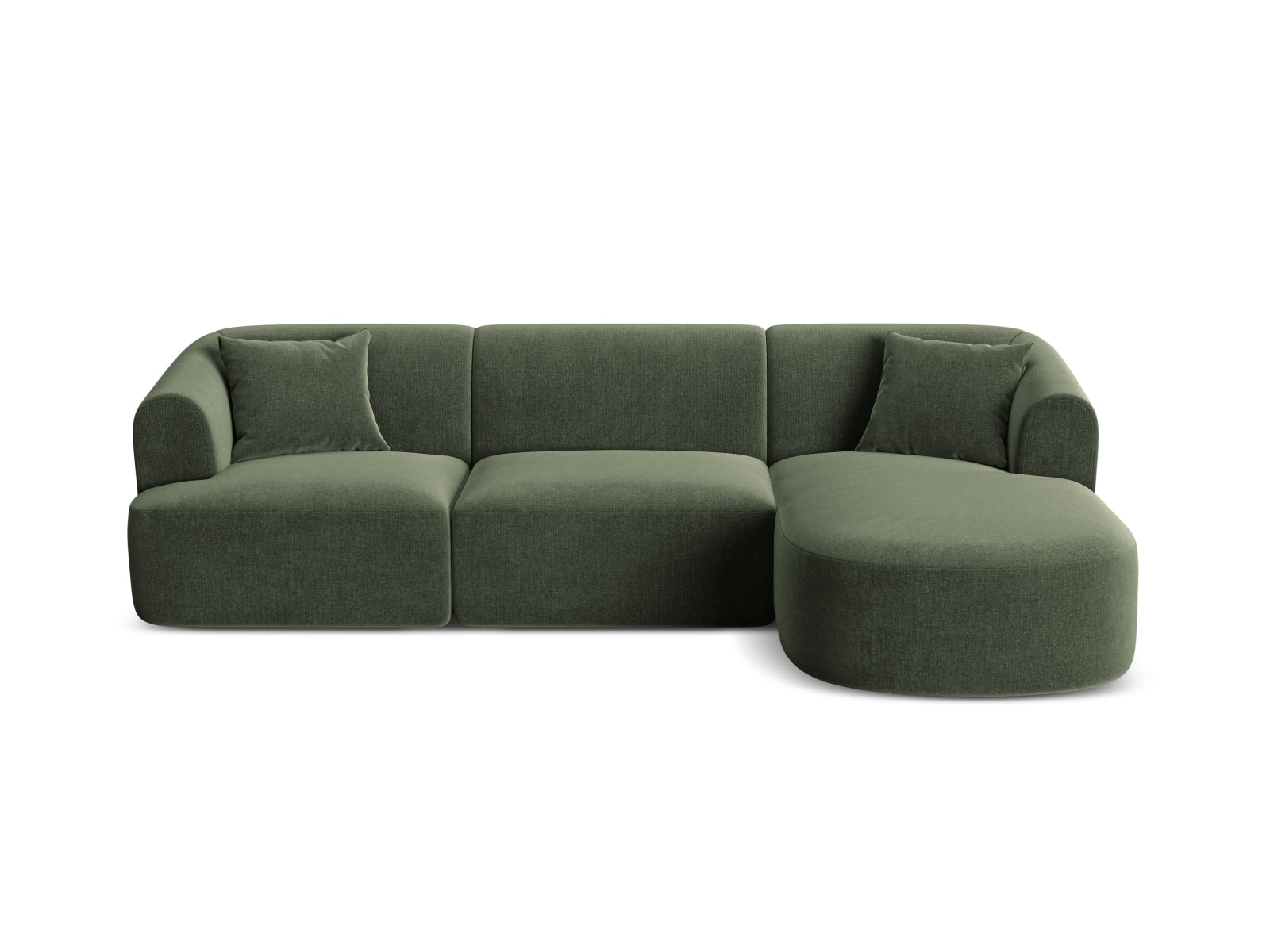 4-Sitzer Modular Ecksofa rechts Campi in Green-Vogue präsentiert im Onlineshop von KAQTU Design AG. Ecksofa rechts ist von Cosmopolitan Design