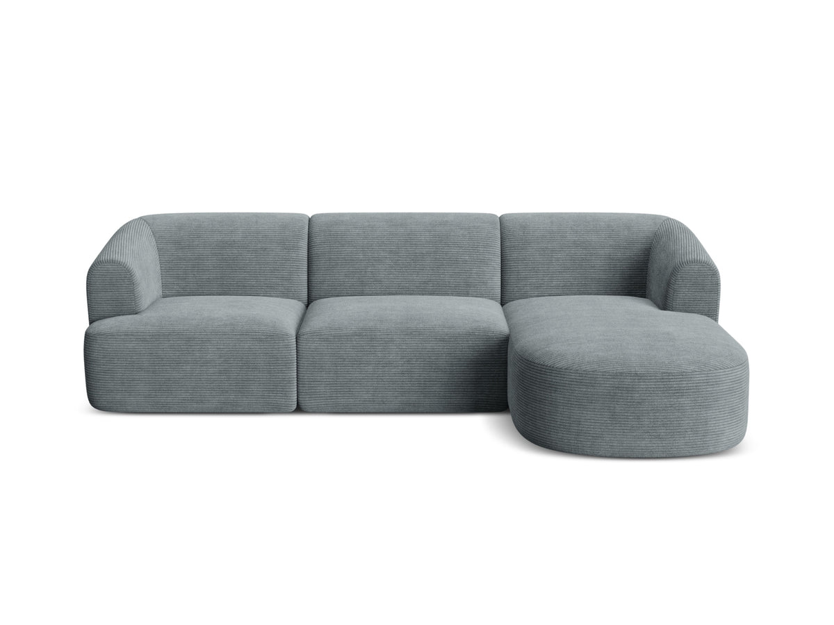 4-Sitzer Ecksofa rechts Campi in Dark Grey-Lincoln D präsentiert im Onlineshop von KAQTU Design AG. Ecksofa rechts ist von Cosmopolitan Design