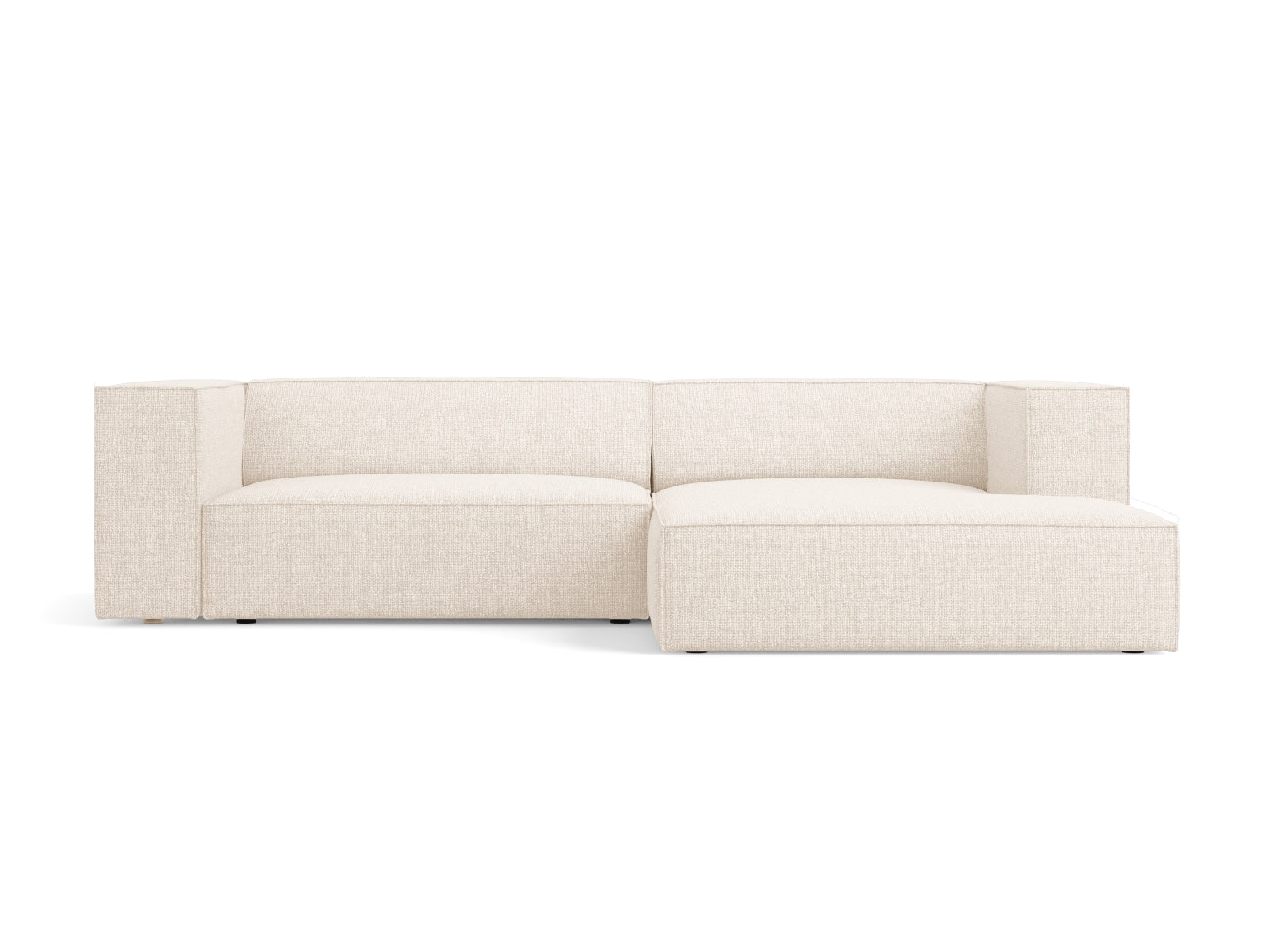 Arendal Ecksofa rechts 3 Sitzer in Light Beige präsentiert im Onlineshop von KAQTU Design AG. Ecksofa rechts ist von Cosmopolitan Design