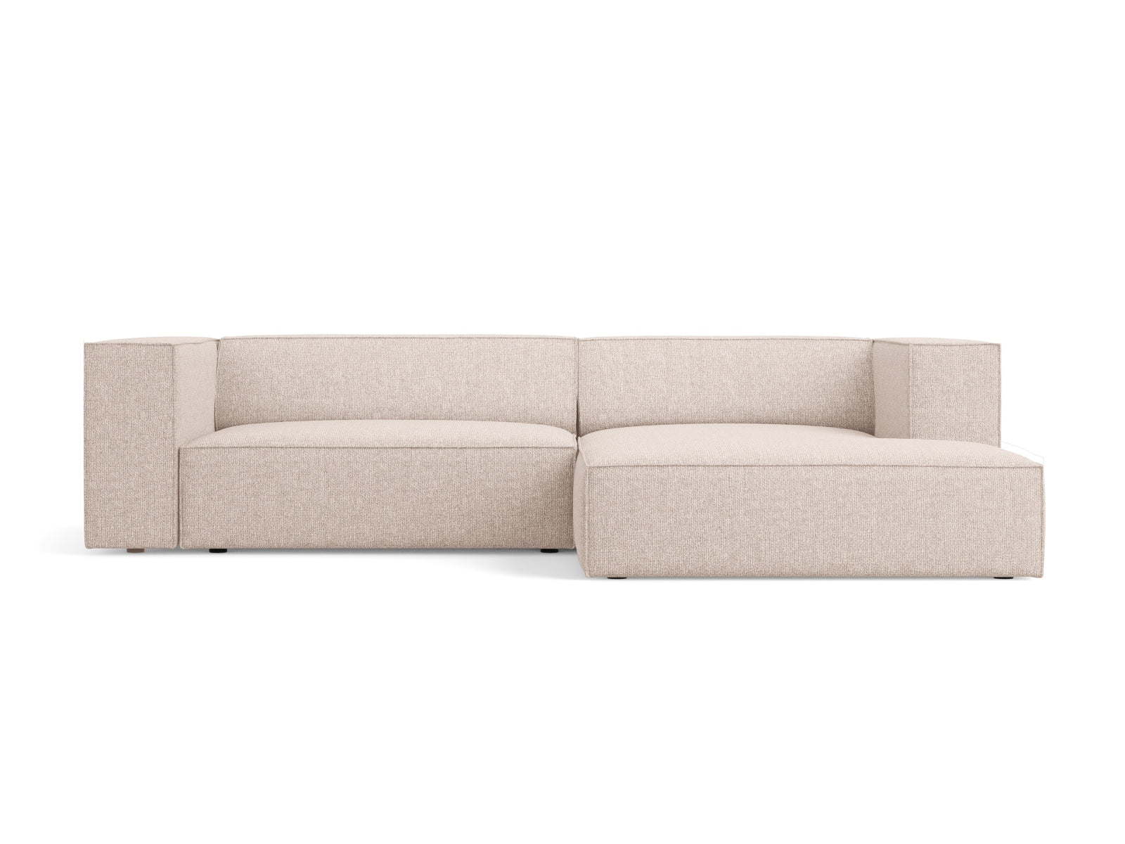 Arendal Ecksofa rechts 3 Sitzer in Beige präsentiert im Onlineshop von KAQTU Design AG. Ecksofa rechts ist von Cosmopolitan Design