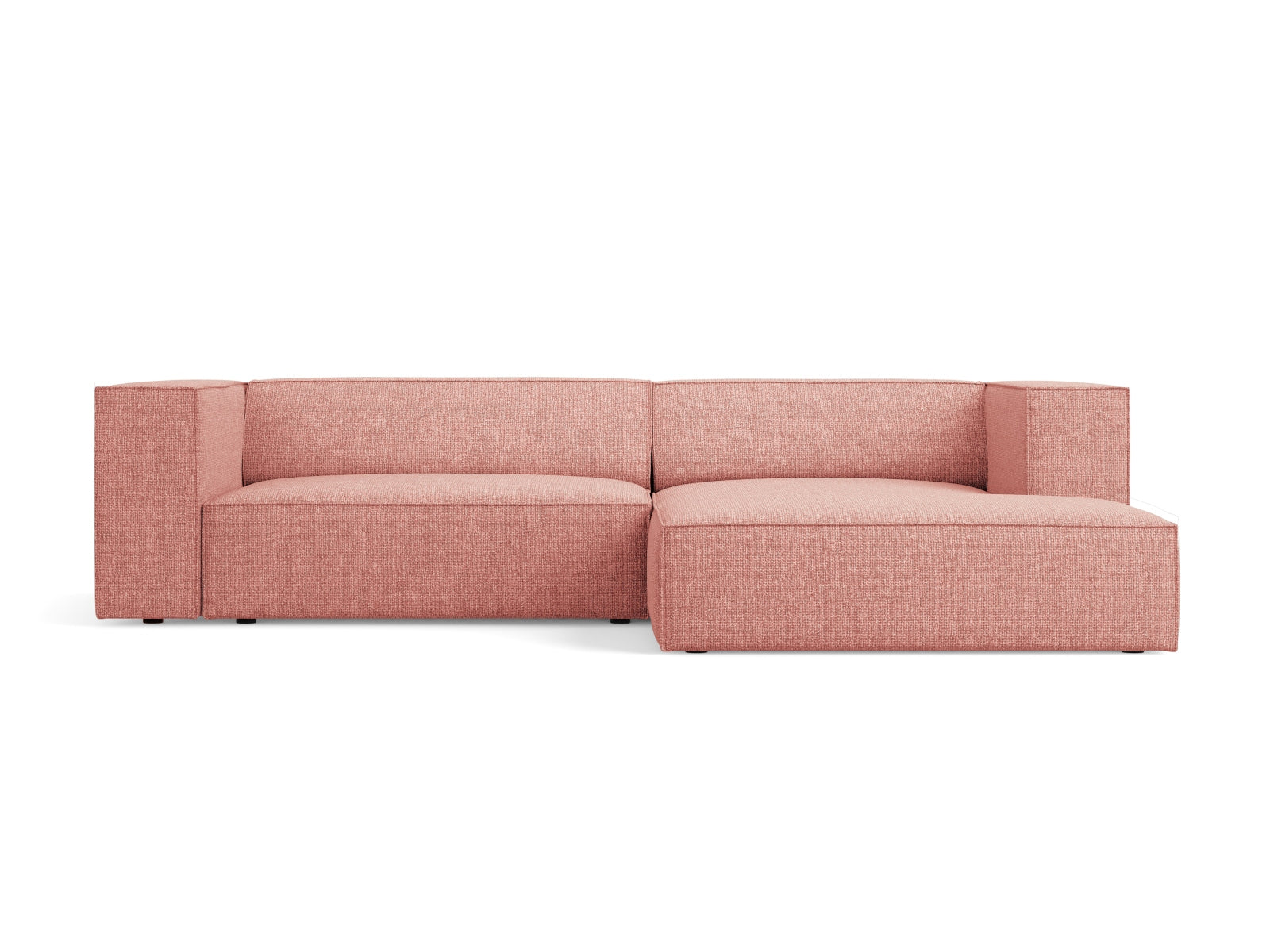 Arendal Ecksofa rechts 3 Sitzer in Pink präsentiert im Onlineshop von KAQTU Design AG. Ecksofa rechts ist von Cosmopolitan Design