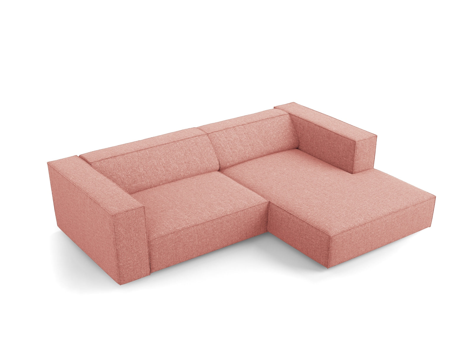 Erleben Sie das stilvolle Arendal Ecksofa rechts 3-Sitzer von Cosmopolitan Design – ideal für Ihr modernes Wohnzimmer, vereint Eleganz und Gemütlichkeit.