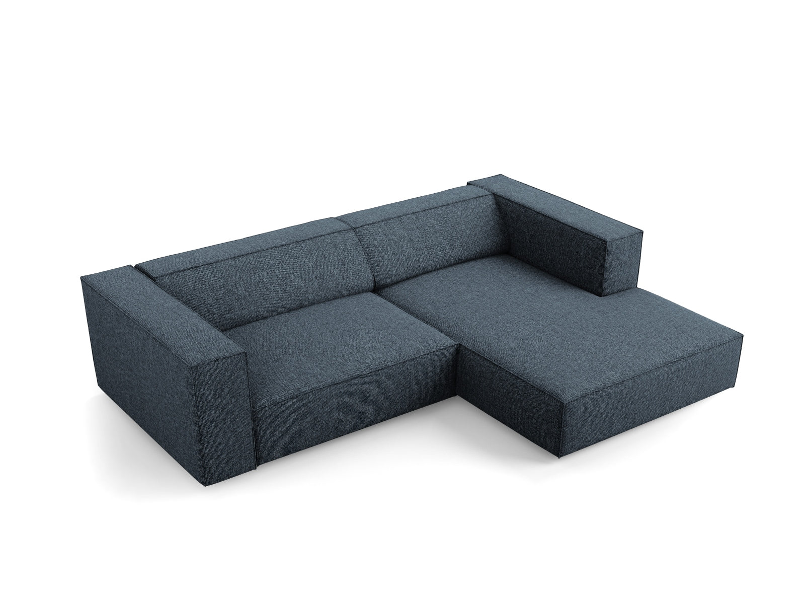 Erleben Sie das stilvolle Arendal Ecksofa rechts 3-Sitzer von Cosmopolitan Design – ideal für Ihr modernes Wohnzimmer, vereint Eleganz und Gemütlichkeit.