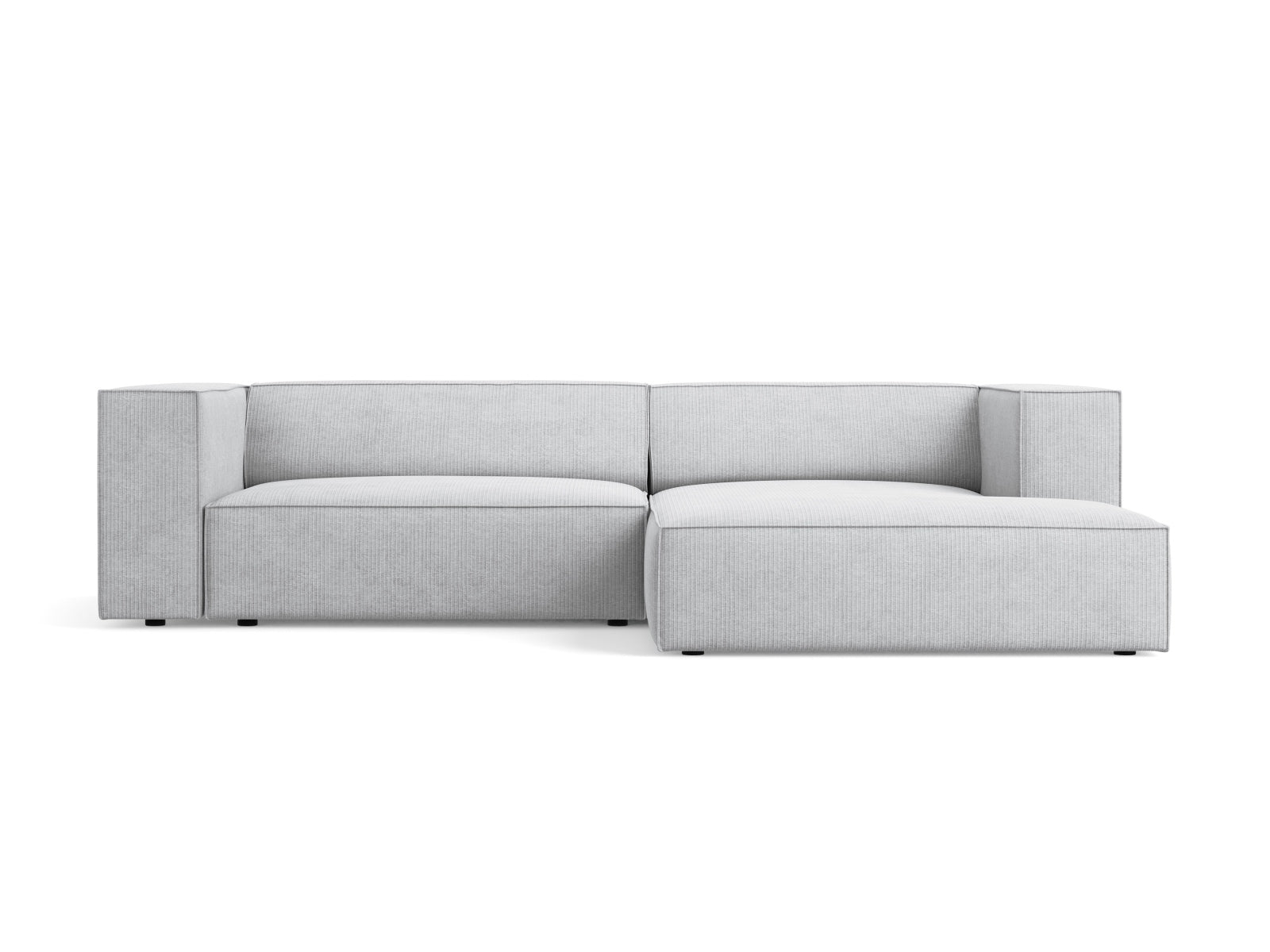 Arendal Ecksofa rechts 3 Sitzer in Light Grey präsentiert im Onlineshop von KAQTU Design AG. Ecksofa rechts ist von Cosmopolitan Design