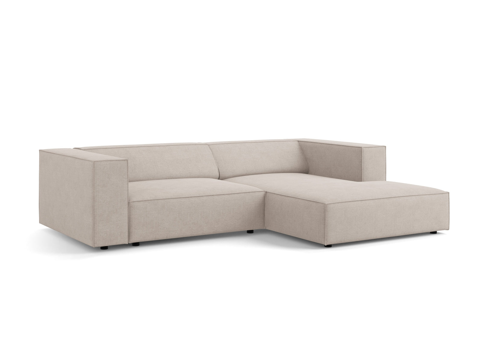 Entdecken Sie das elegante Arendal Ecksofa rechts 3-Sitzer von Cosmopolitan Design – perfekt für Ihr modernes Zuhause, vereint Komfort und Stil.