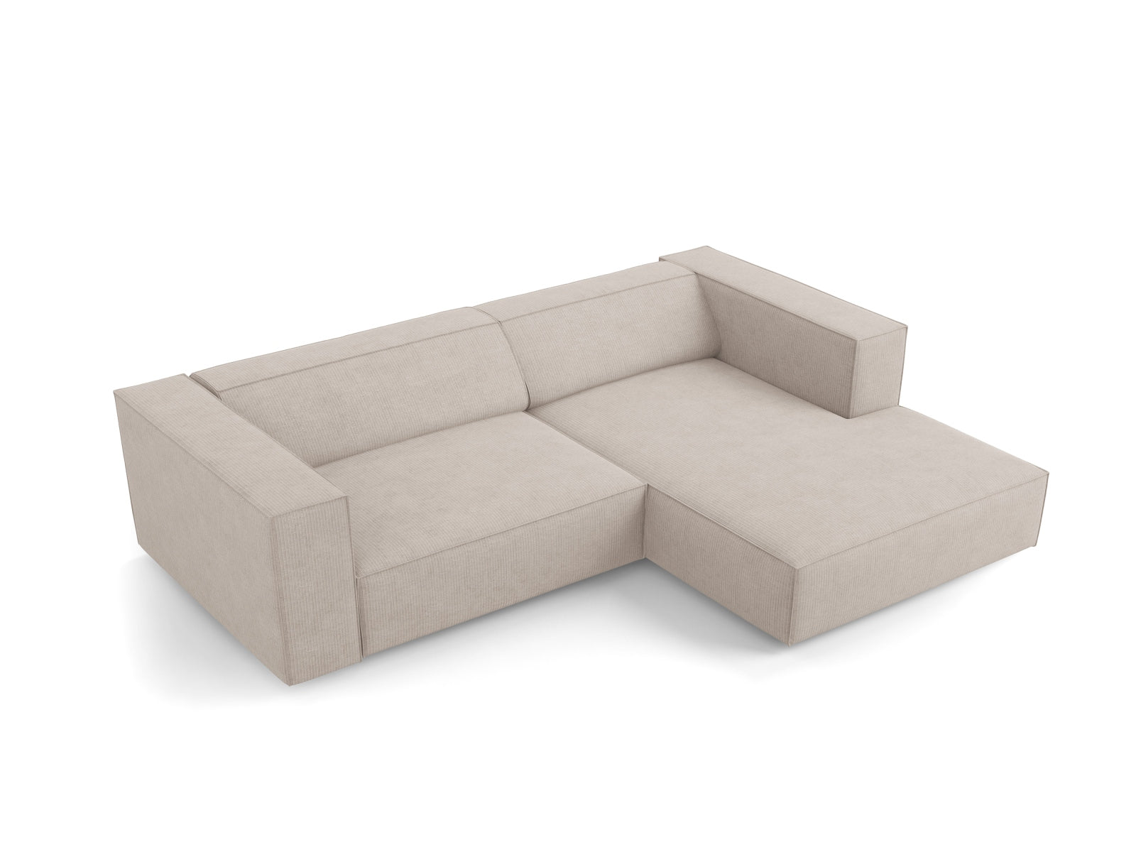 Entdecken Sie das elegante Arendal Ecksofa rechts 3-Sitzer von Cosmopolitan Design – perfekt für Ihr modernes Zuhause, vereint Komfort und Stil.