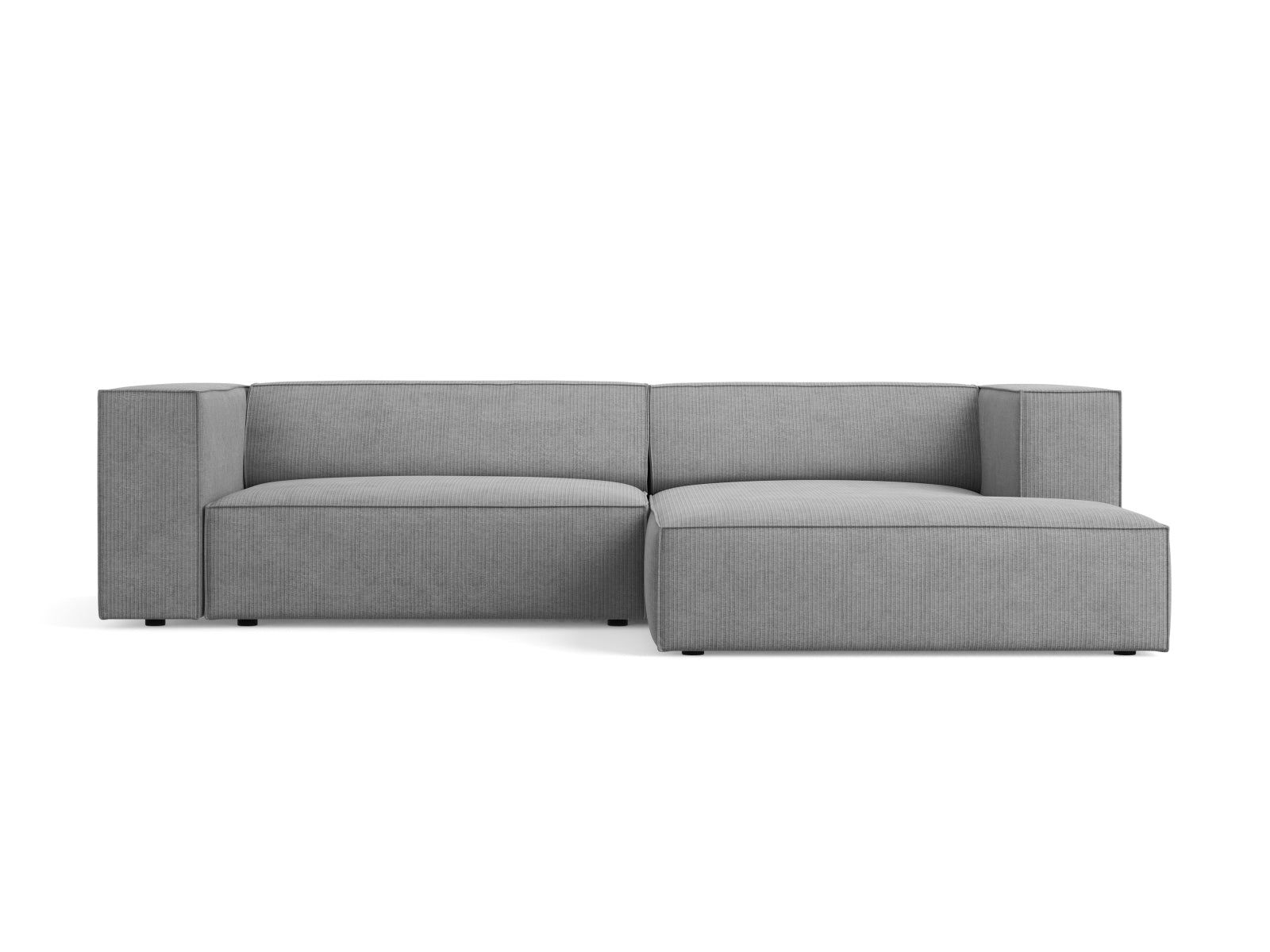 Arendal Ecksofa rechts 3 Sitzer in Dark Grey präsentiert im Onlineshop von KAQTU Design AG. Ecksofa rechts ist von Cosmopolitan Design