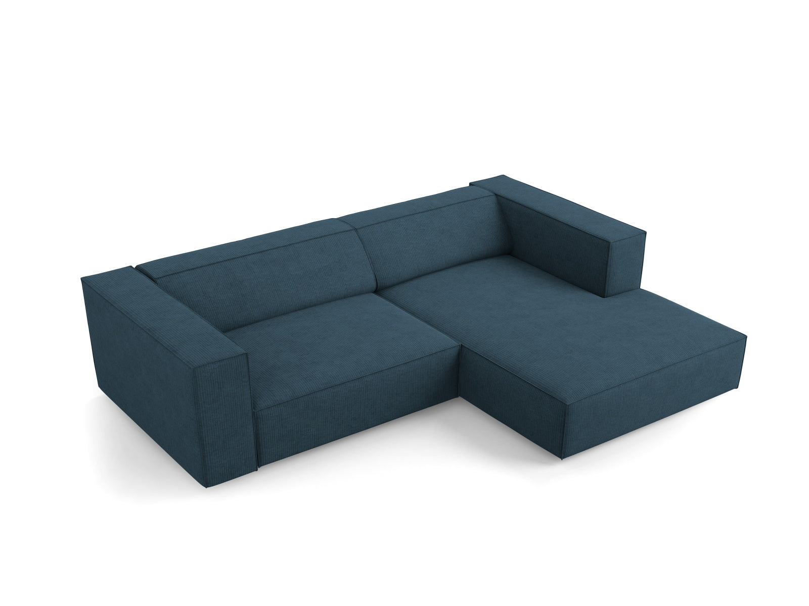 Erleben Sie das stilvolle Arendal Ecksofa rechts 3-Sitzer von Cosmopolitan Design – ideal für Ihr modernes Wohnzimmer, vereint Eleganz und Gemütlichkeit.