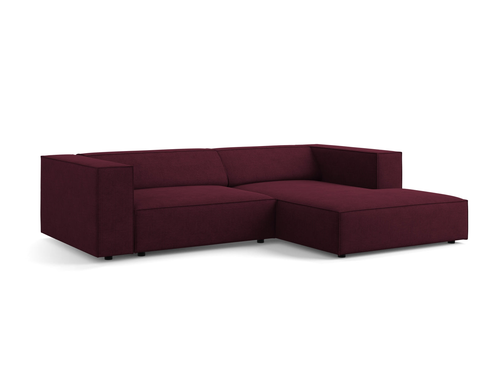 Erleben Sie das stilvolle Arendal Ecksofa rechts 3-Sitzer von Cosmopolitan Design – ideal für Ihr modernes Wohnzimmer, vereint Eleganz und Gemütlichkeit.