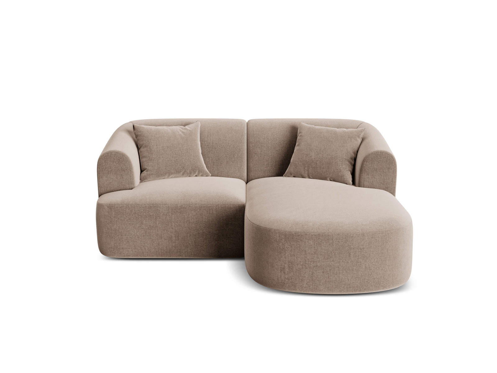 3-Sitzer Modular Ecksofa rechts Campi in Dark Beige-Vogue präsentiert im Onlineshop von KAQTU Design AG. Ecksofa rechts ist von Cosmopolitan Design