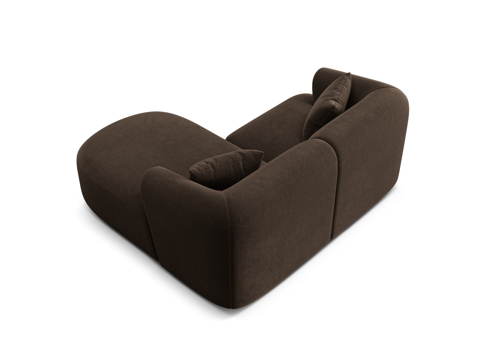 Modulares 3-Sitzer Ecksofa Campi in edlem Chocolate-Vogue, perfekt für moderne Wohnkonzepte und gemütliche Abende, von Cosmopolitan Design.