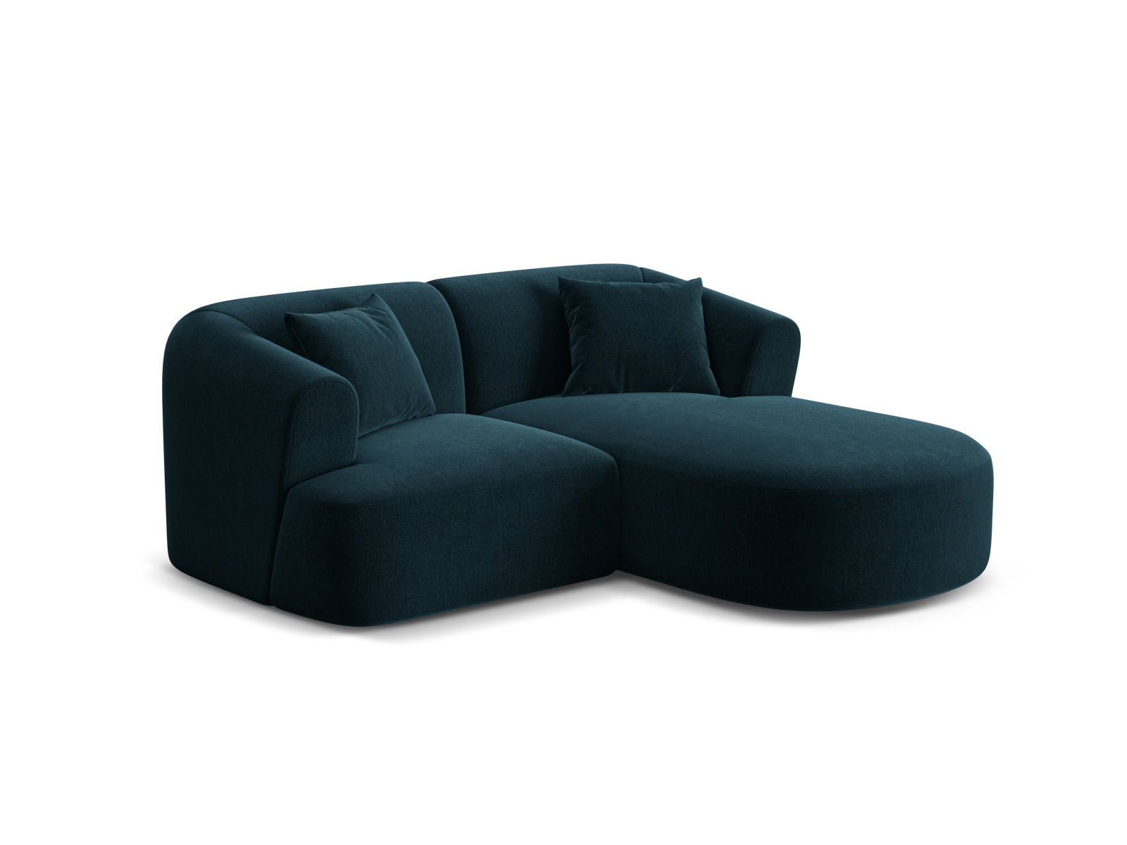 Elegantes 3-Sitzer Ecksofa Campi in tiefem Petrol, ideal für stilvolle Wohnräume. Modular und bequem, perfekt für entspannte Abende.