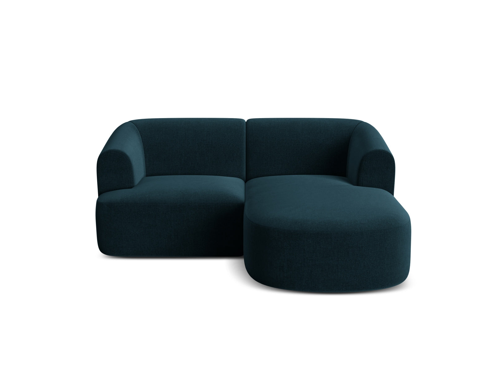 Elegantes 3-Sitzer Ecksofa Campi in stilvollem Petrol, ideal für individuelle Raumgestaltungen und gemütliche Stunden im Wohnzimmer.