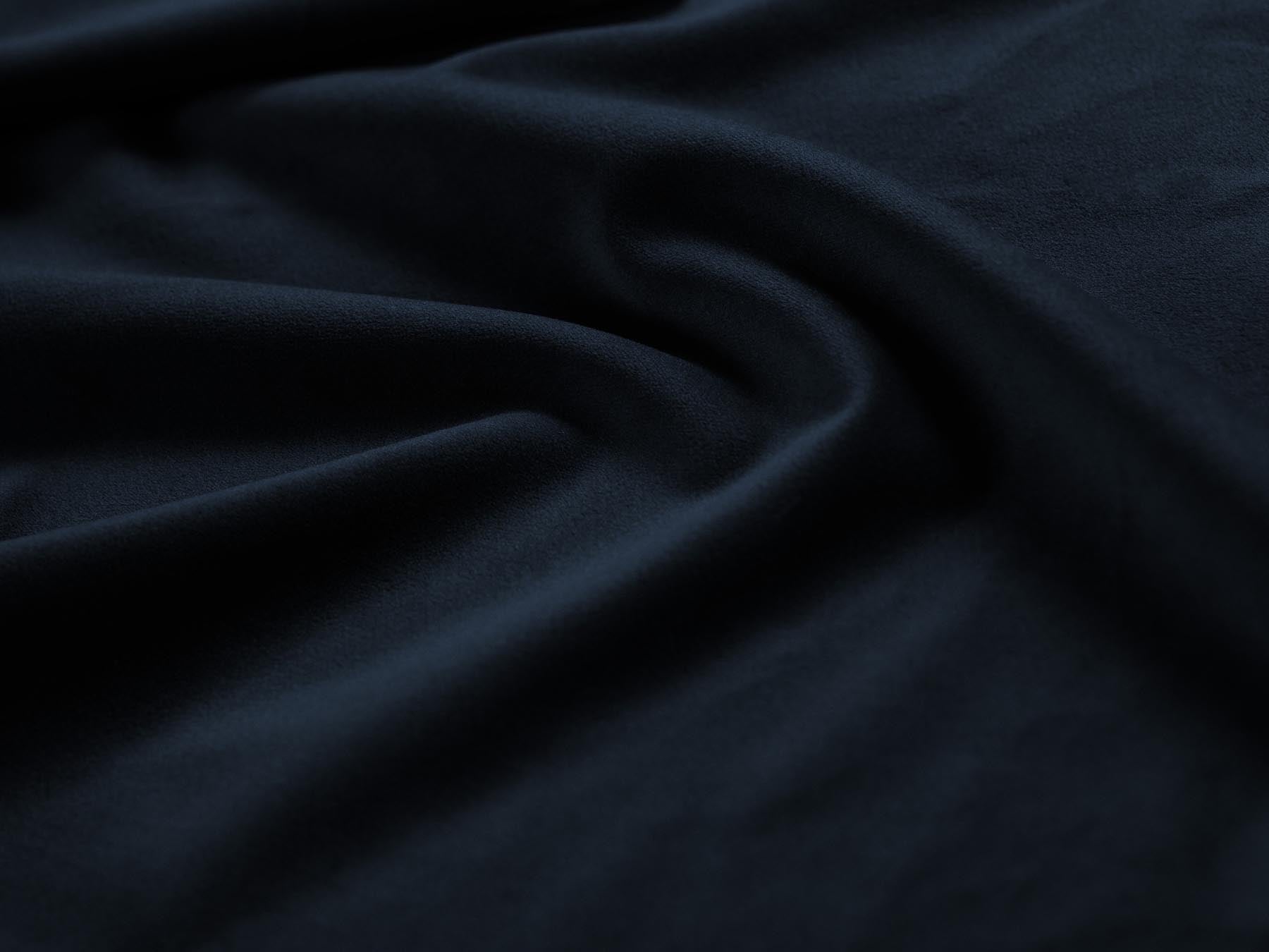 Modernes 2-Sitzer Ecksofa rechts Hawaii in edlem Navy Blue-Magic Velvet, perfekt für gemütliche und stilvolle Wohnambiente von Cosmopolitan Design.