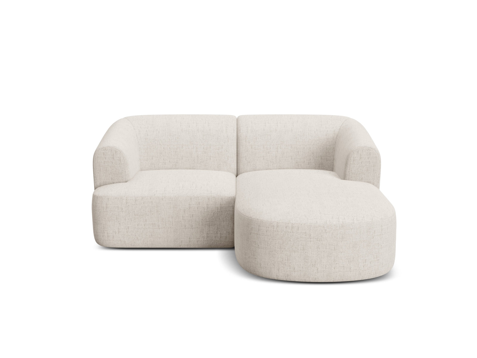 Elegantes 3-Sitzer Ecksofa Campi in sanftem Beige, ideal für stilvolle Wohnräume und entspannte Abende, erhältlich bei Cosmopolitan Design.