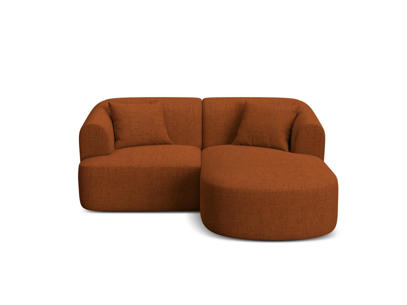 3-Sitzer Ecksofa rechts Campi in Brick-Moly präsentiert im Onlineshop von KAQTU Design AG. Ecksofa rechts ist von Cosmopolitan Design