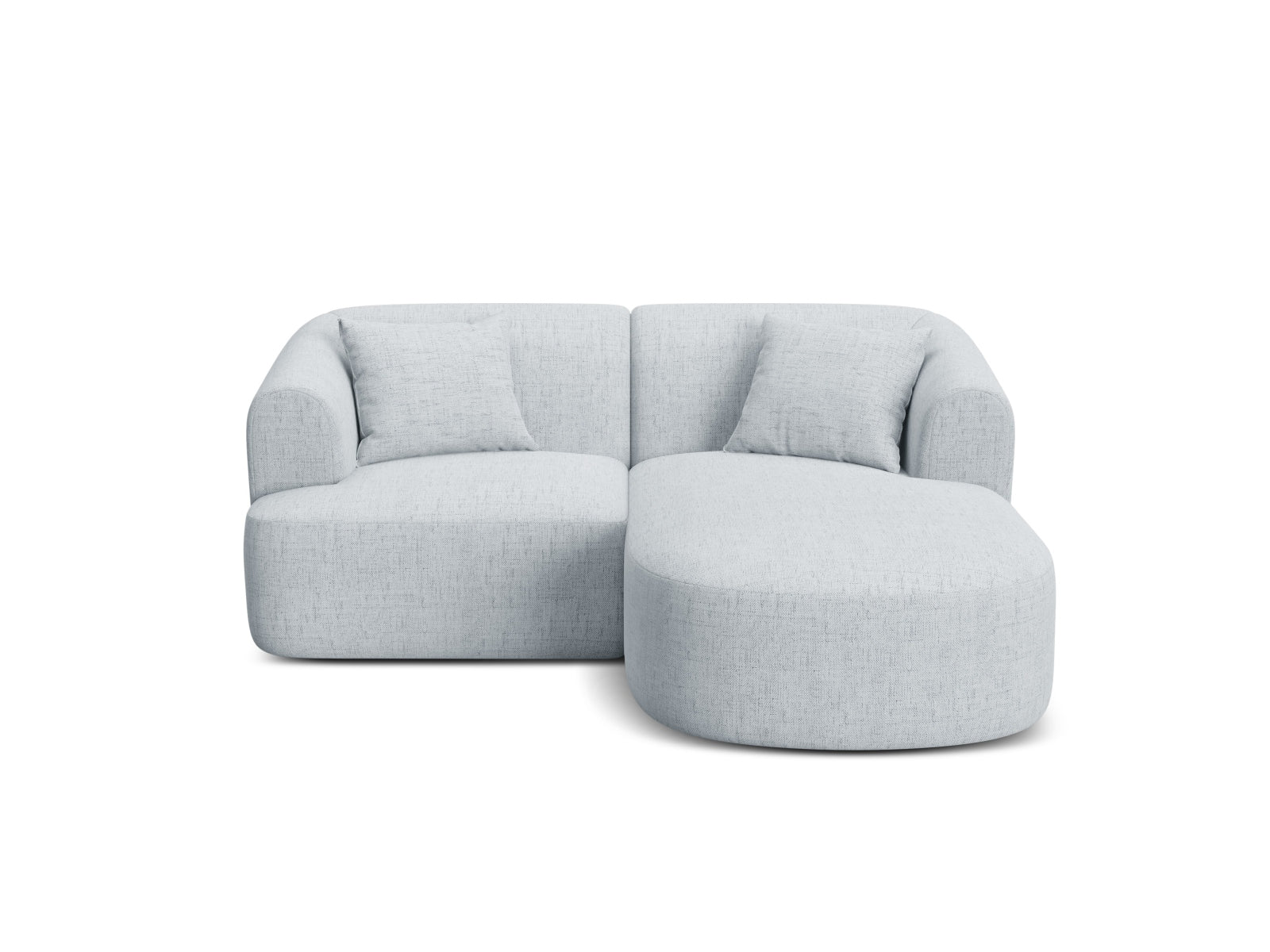 3-Sitzer Ecksofa rechts Campi in Light Grey-Moly präsentiert im Onlineshop von KAQTU Design AG. Ecksofa rechts ist von Cosmopolitan Design