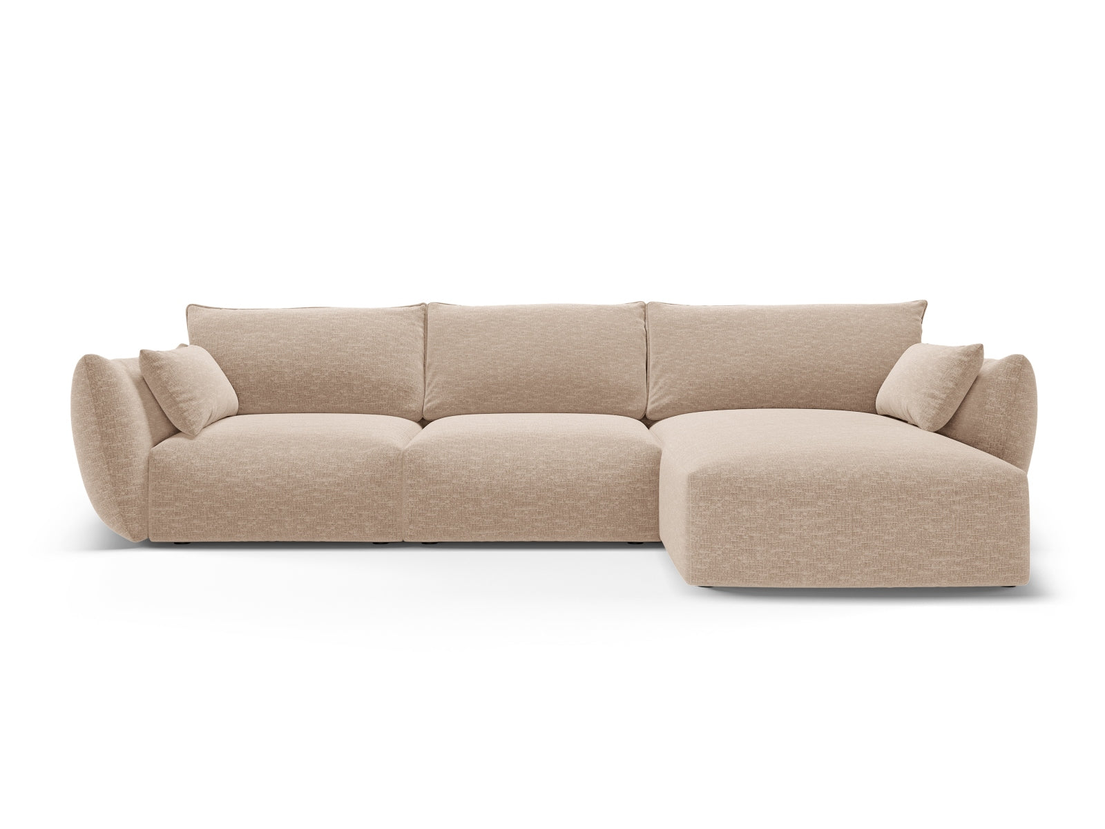5-Sitzer Ecksofa rechts Matera in Beige-Haga präsentiert im Onlineshop von KAQTU Design AG. Ecksofa rechts ist von Cosmopolitan Design