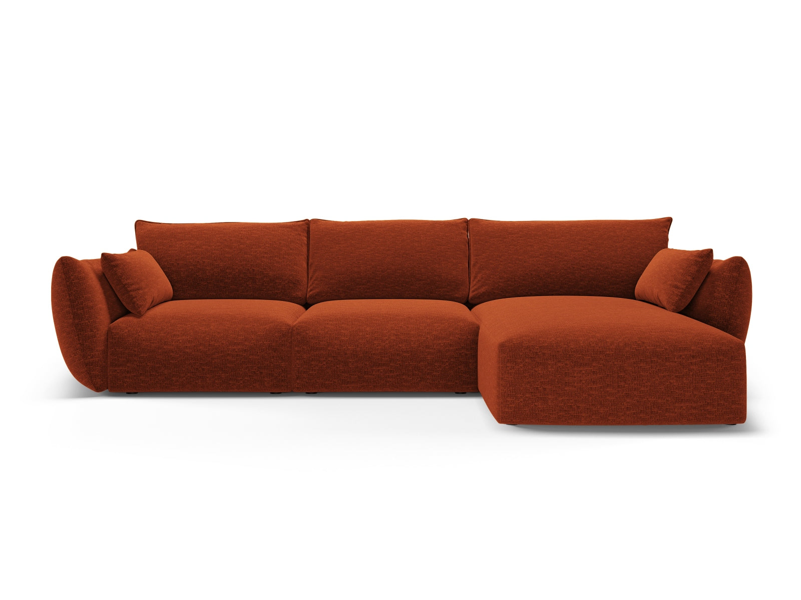 5-Sitzer Ecksofa rechts Matera in Terracotta-Haga präsentiert im Onlineshop von KAQTU Design AG. Ecksofa rechts ist von Cosmopolitan Design