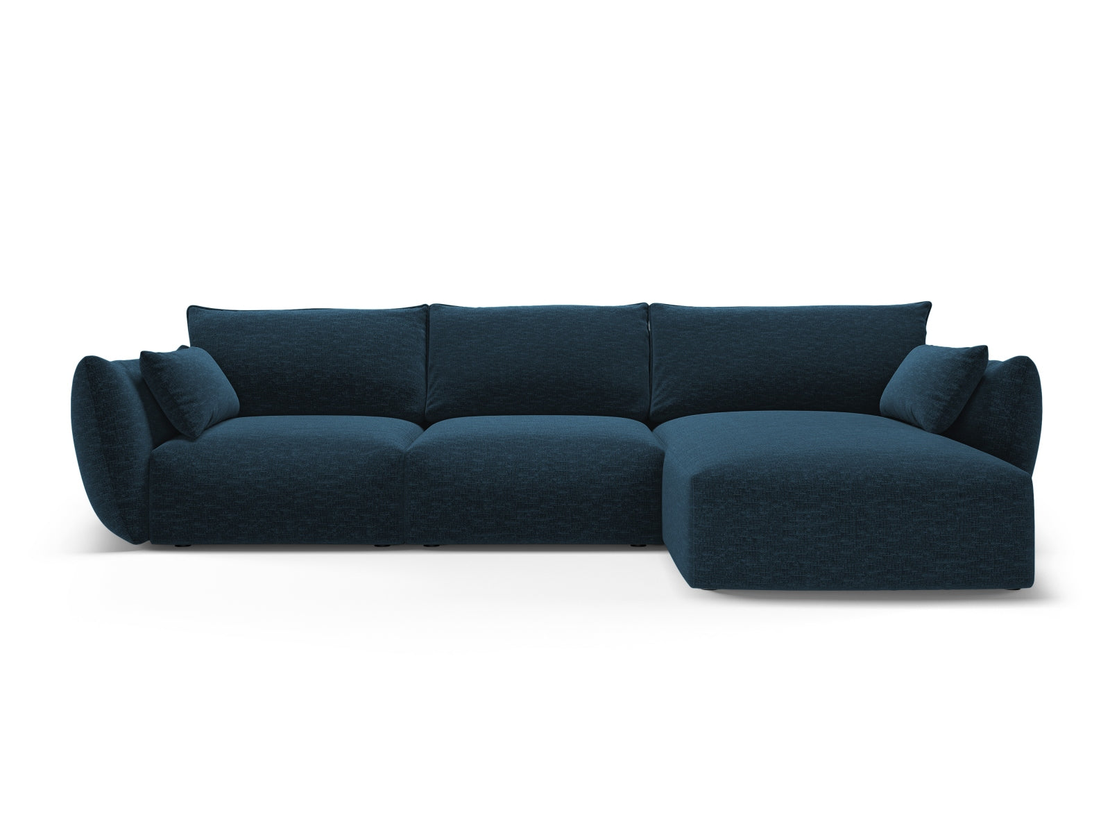 5-Sitzer Ecksofa rechts Matera in Royal Blue-Haga präsentiert im Onlineshop von KAQTU Design AG. Ecksofa rechts ist von Cosmopolitan Design