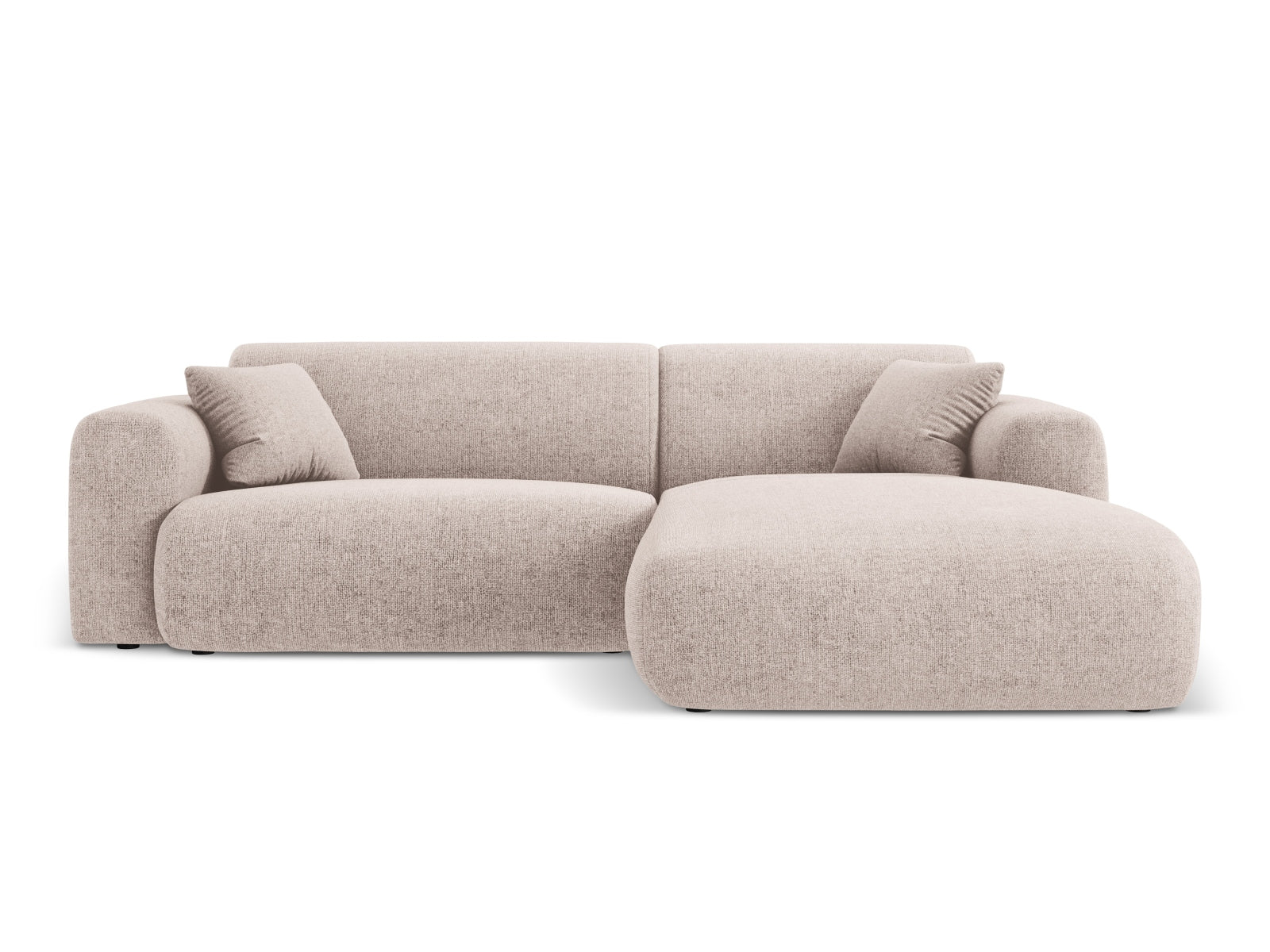 Nolio Ecksofa rechts 4 Sitzer 170cm in Beige präsentiert im Onlineshop von KAQTU Design AG. Ecksofa rechts ist von Cosmopolitan Design