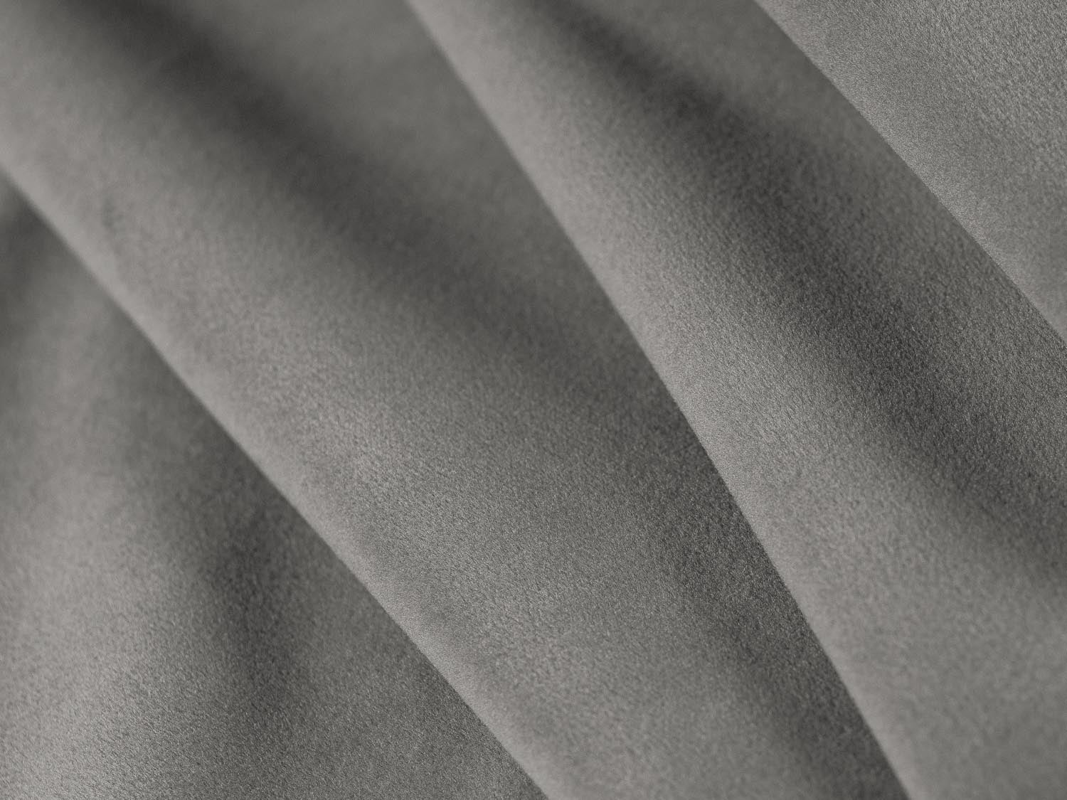 Modulares, hellgraues 3-Sitzer Ecksofa aus Sky Velour, rechte Ausführung, perfekt für moderne und elegante Wohnkonzepte von Cosmopolitan Design.