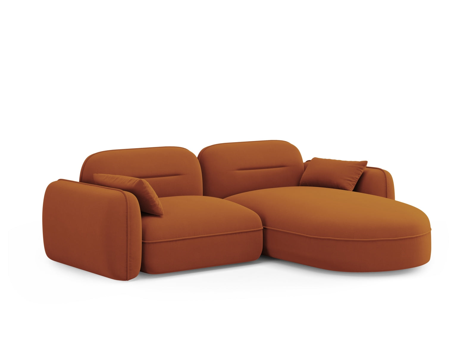 Erleben Sie das Sydney Velour Modular Ecksofa rechts 3 Sitzer von Cosmopolitan Design – elegantes Design, vielseitige Konfiguration und optimaler Komfort für Ihr Zuhause.