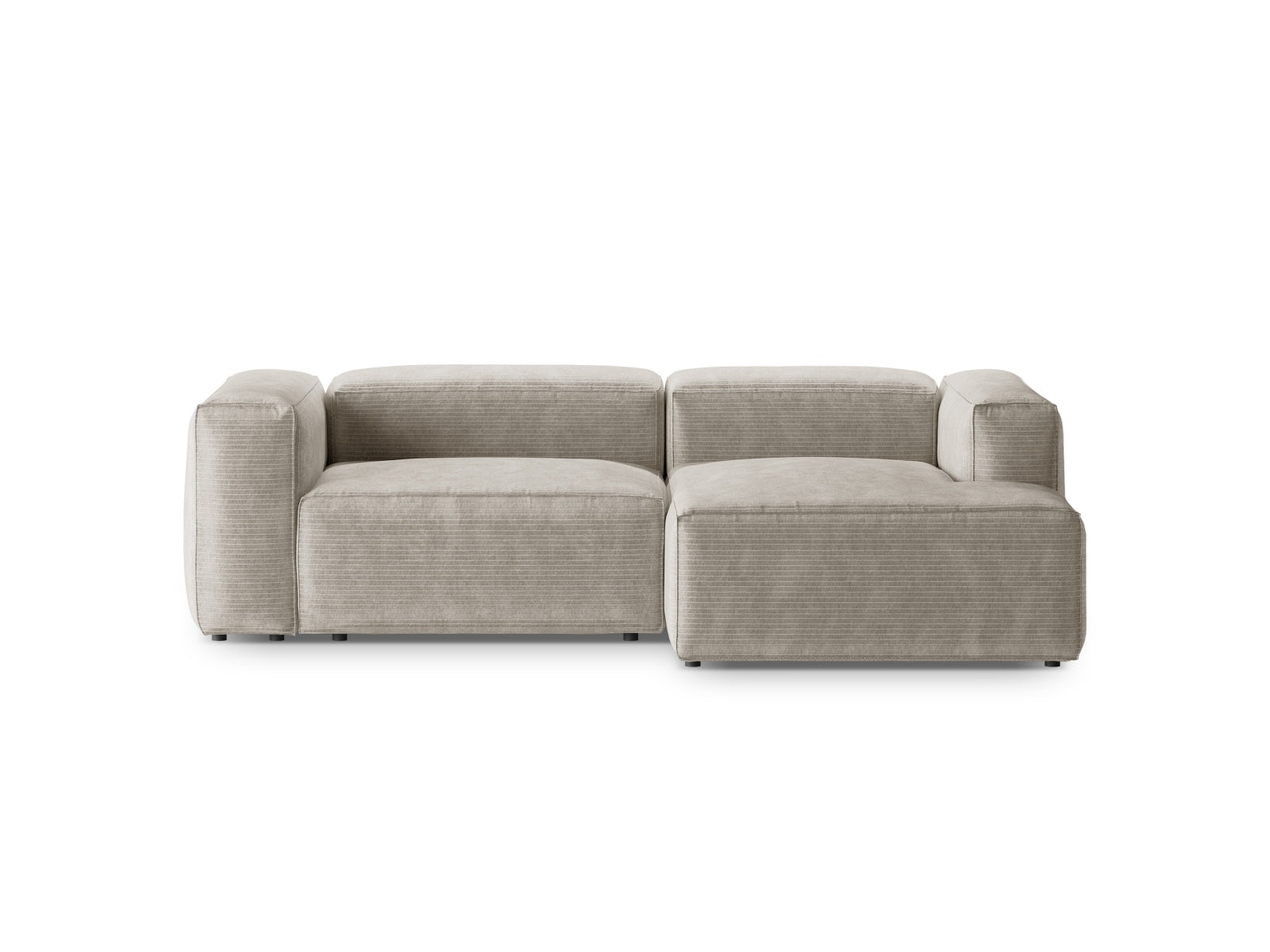 Bergamo Modular Ecksofa rechts 2 Sitzer in Ivory-Perla präsentiert im Onlineshop von KAQTU Design AG. Ecksofa rechts ist von Cosmopolitan Design