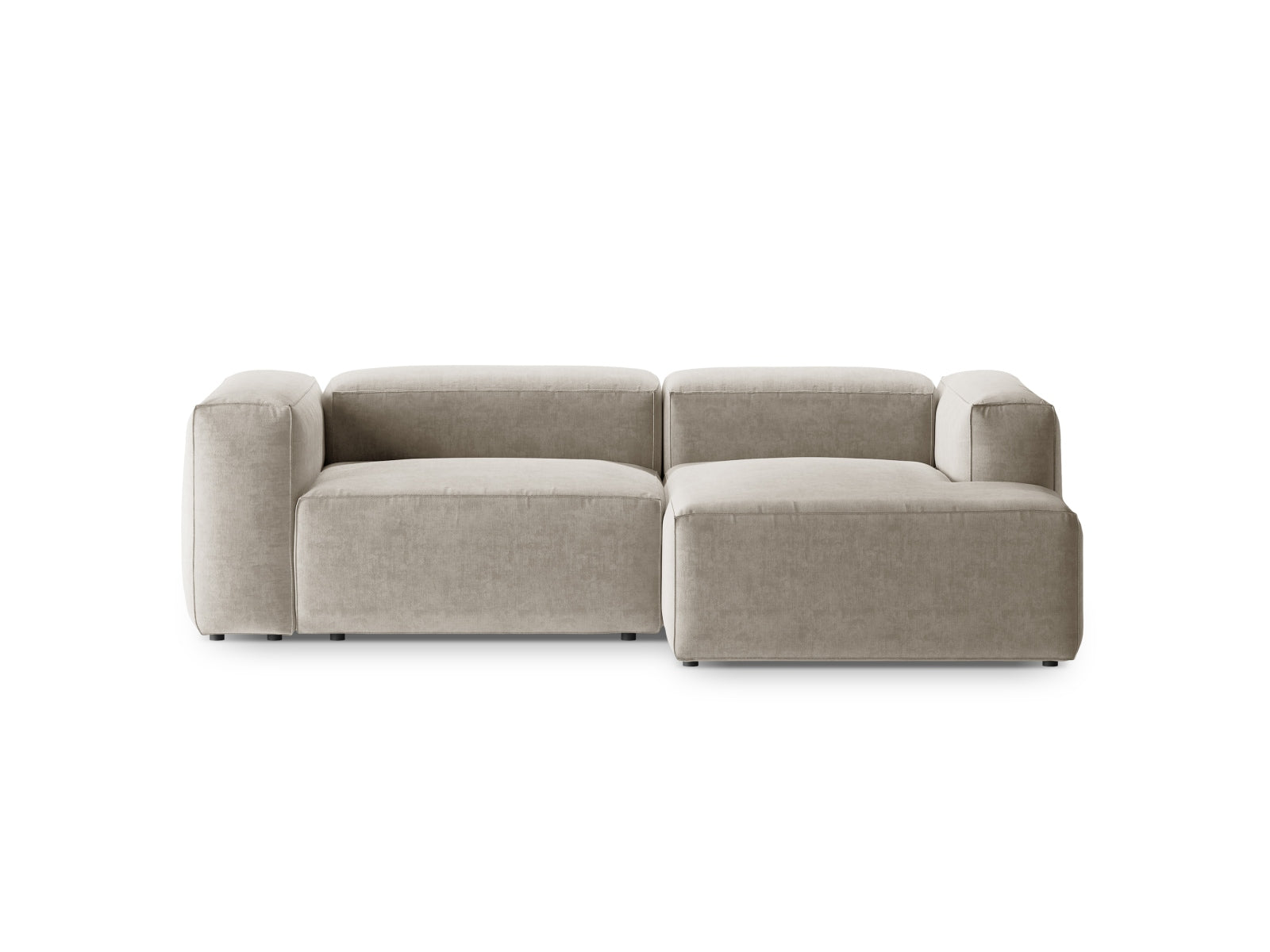 Bergamo Modular Ecksofa rechts 2 Sitzer in Beige-Liberty präsentiert im Onlineshop von KAQTU Design AG. Ecksofa rechts ist von Cosmopolitan Design