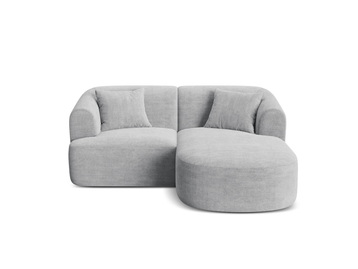 3-Sitzer Ecksofa rechts Campi in Silver-Lincoln D präsentiert im Onlineshop von KAQTU Design AG. Ecksofa rechts ist von Cosmopolitan Design